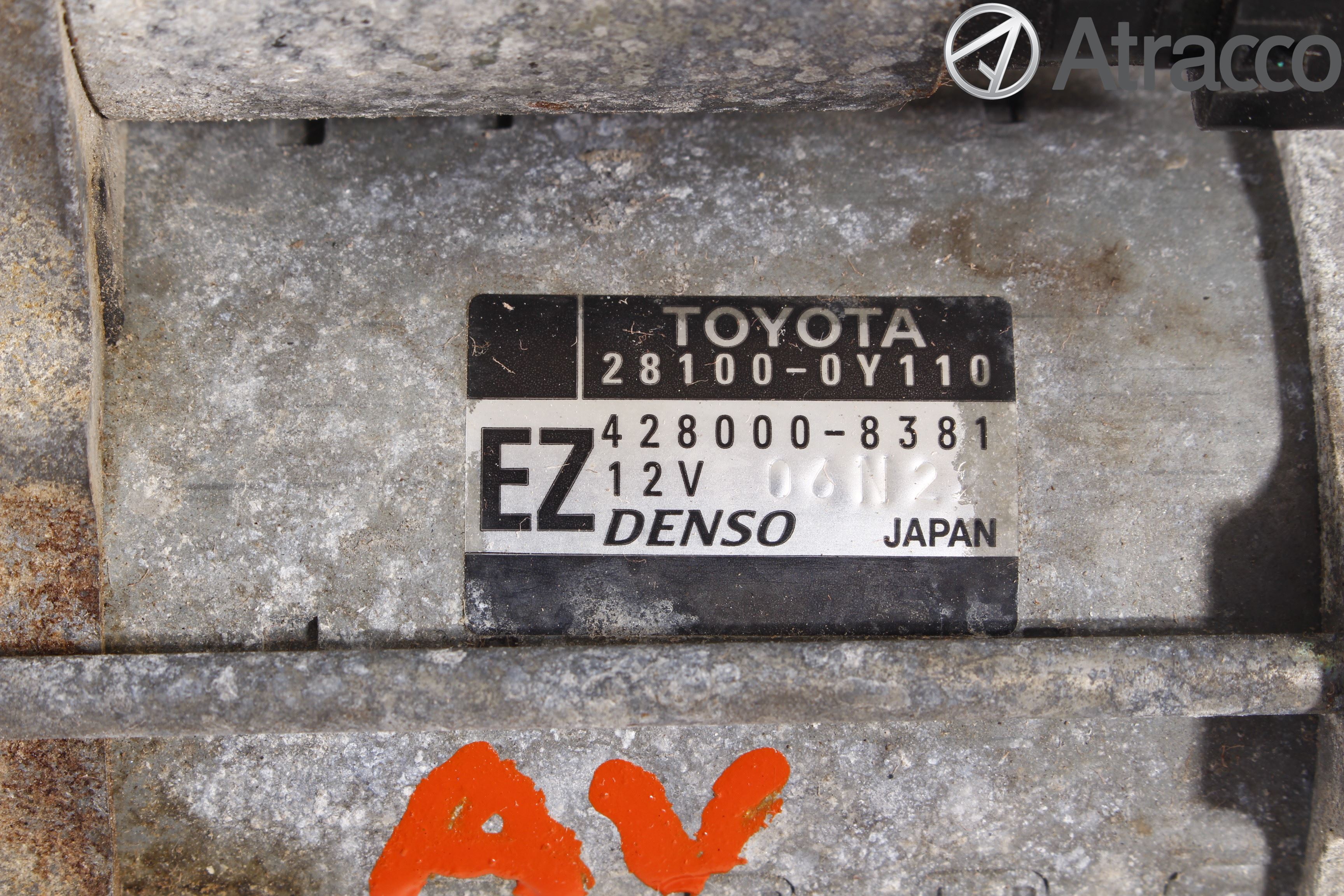 Toyota YARIS XP130 12-14 Startmotor