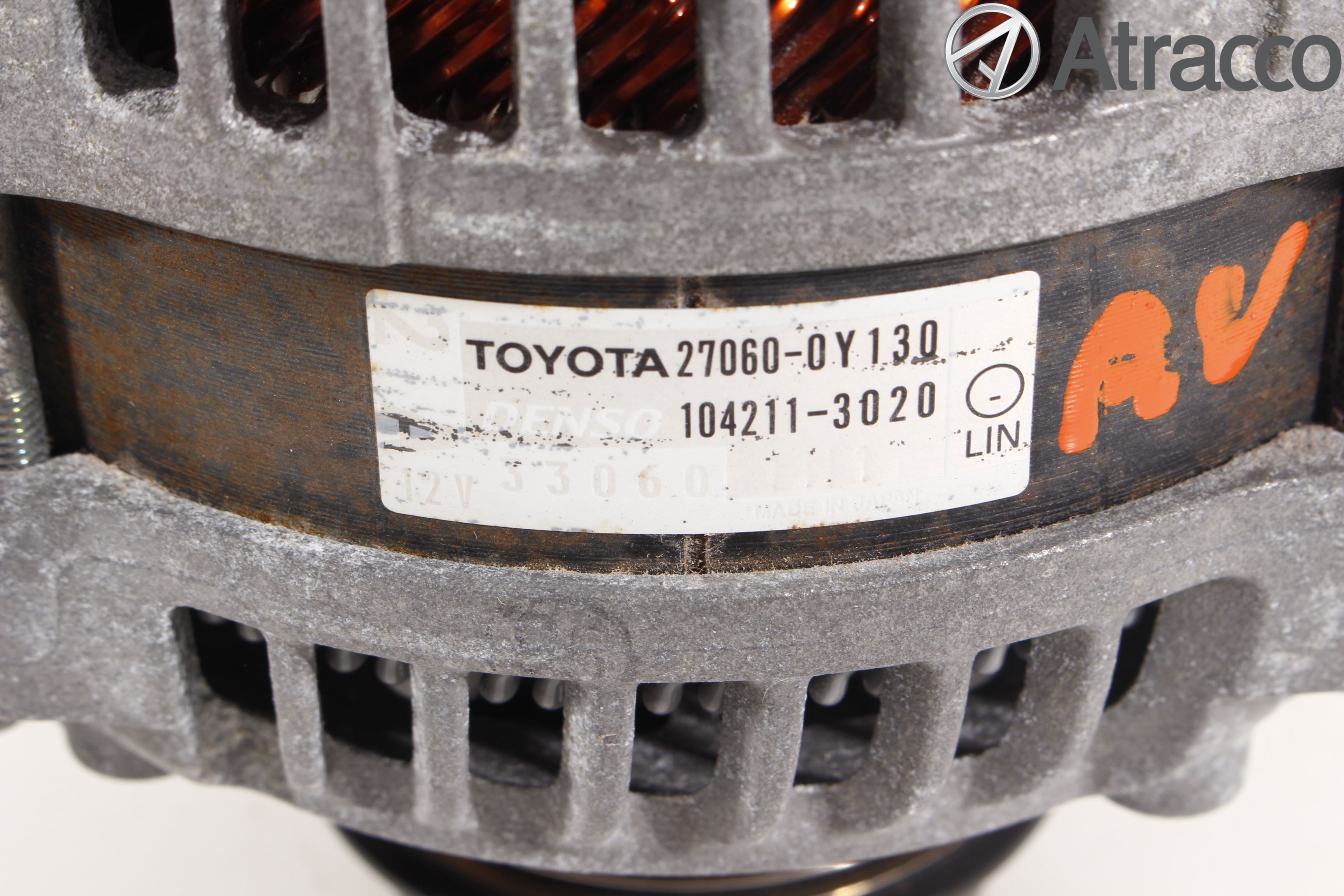 Toyota YARIS XP130 12-14 Generator