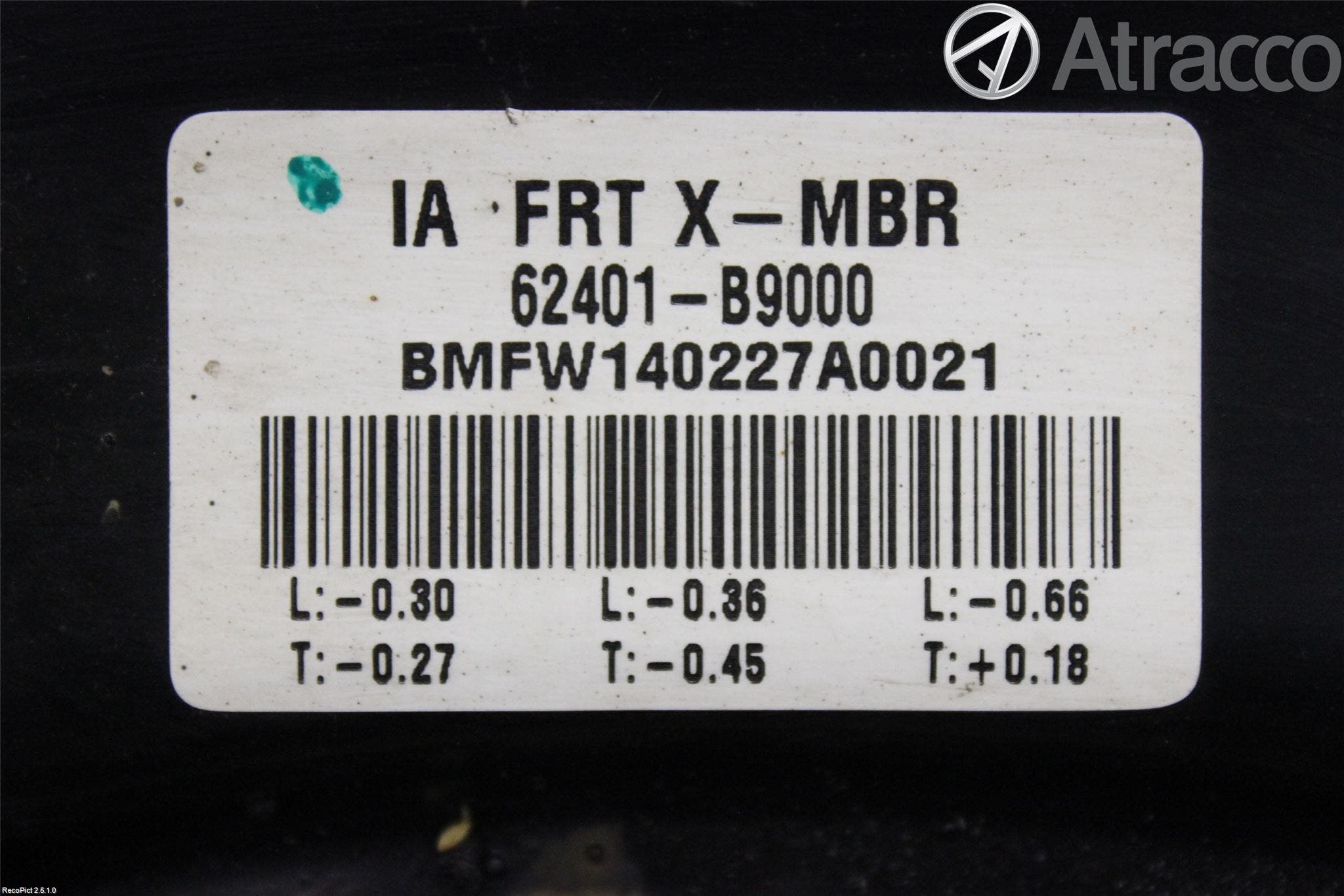 Hyundai i10 BA 14-16 Framvagnsbalk