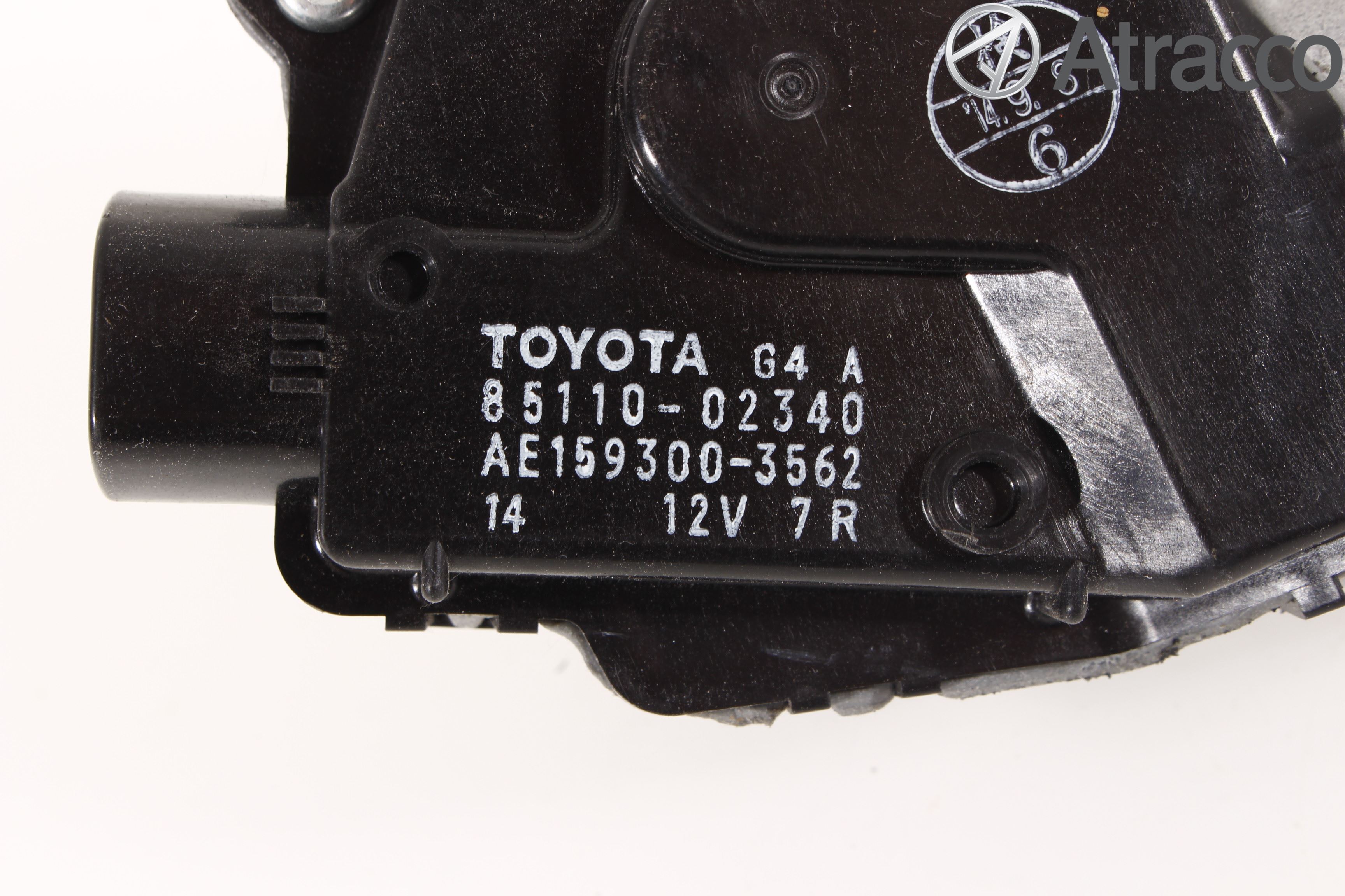 Toyota AURIS 13-19 Torkarmotor Vindruta