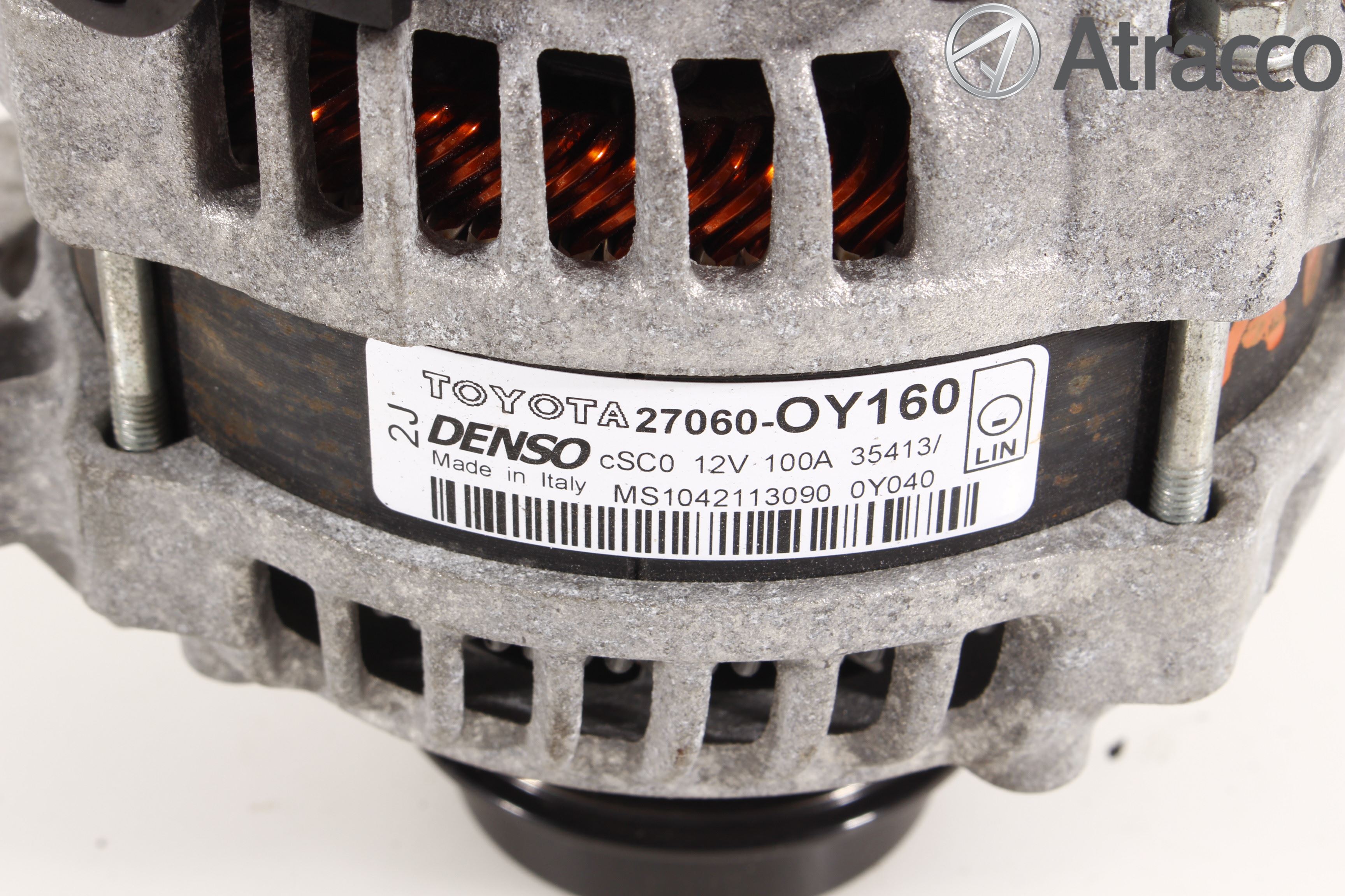 Toyota YARIS XP130 12-14 Generator