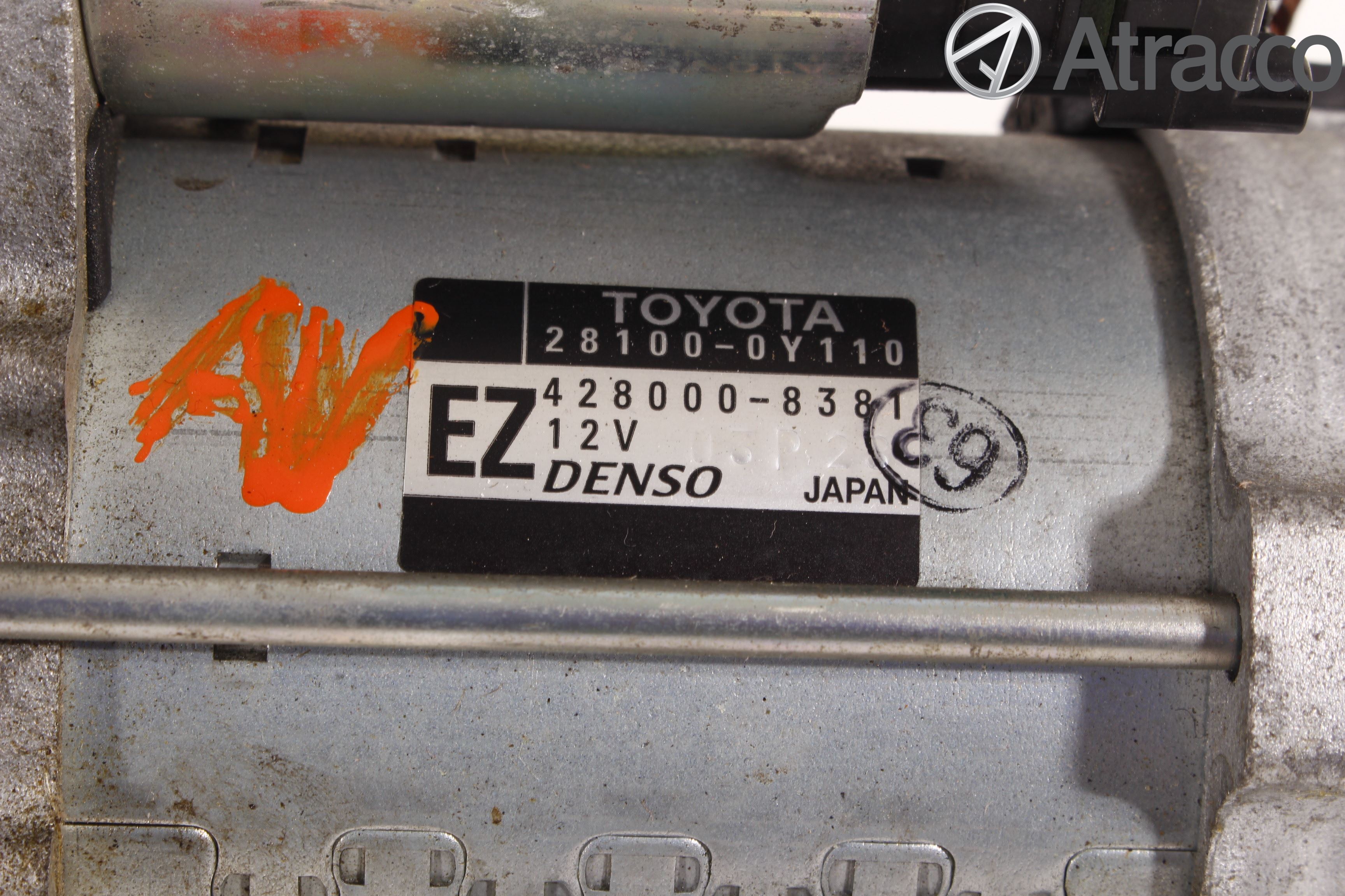 Toyota YARIS XP130 12-14 Startmotor