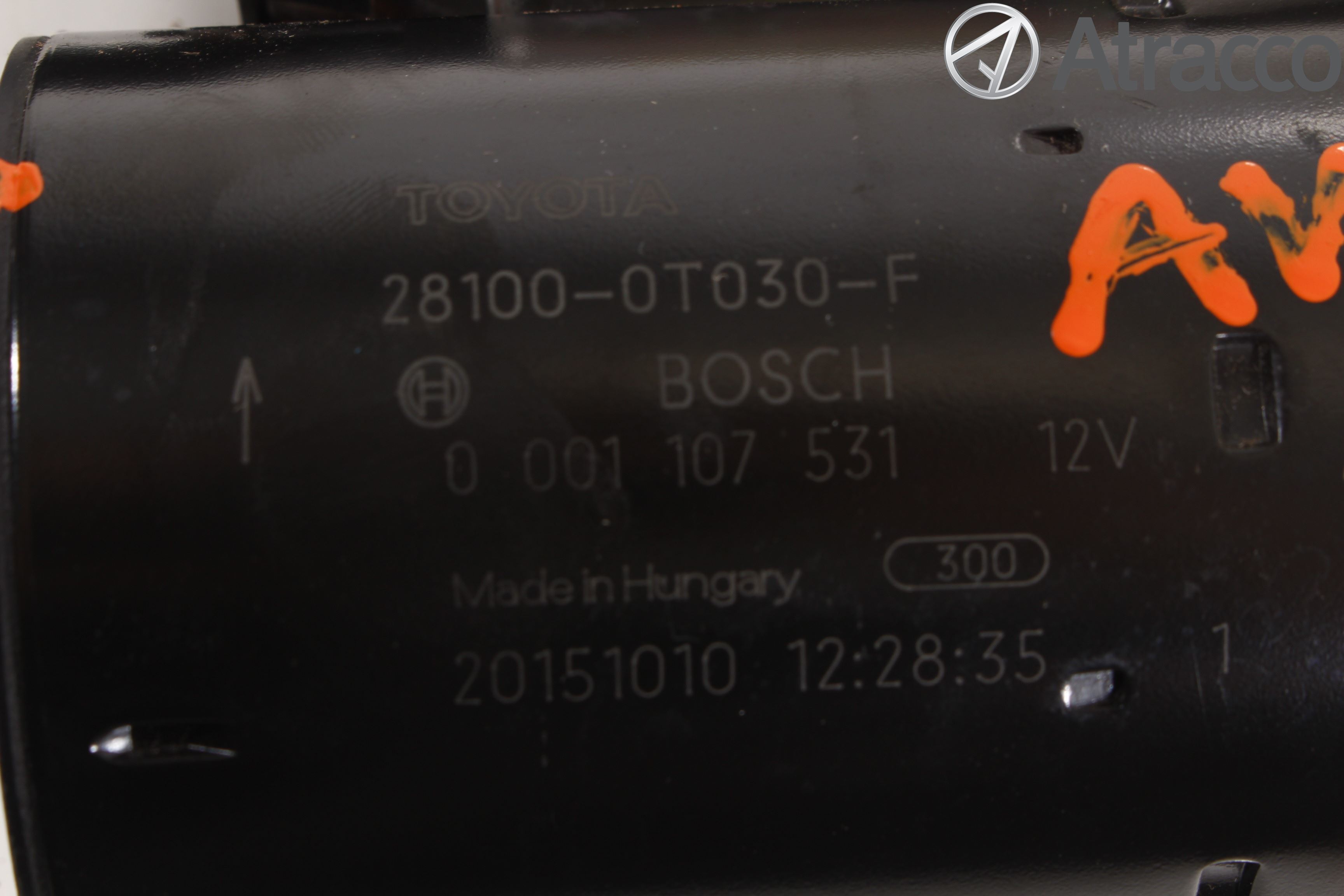 Toyota AURIS 13-19 Startmotor