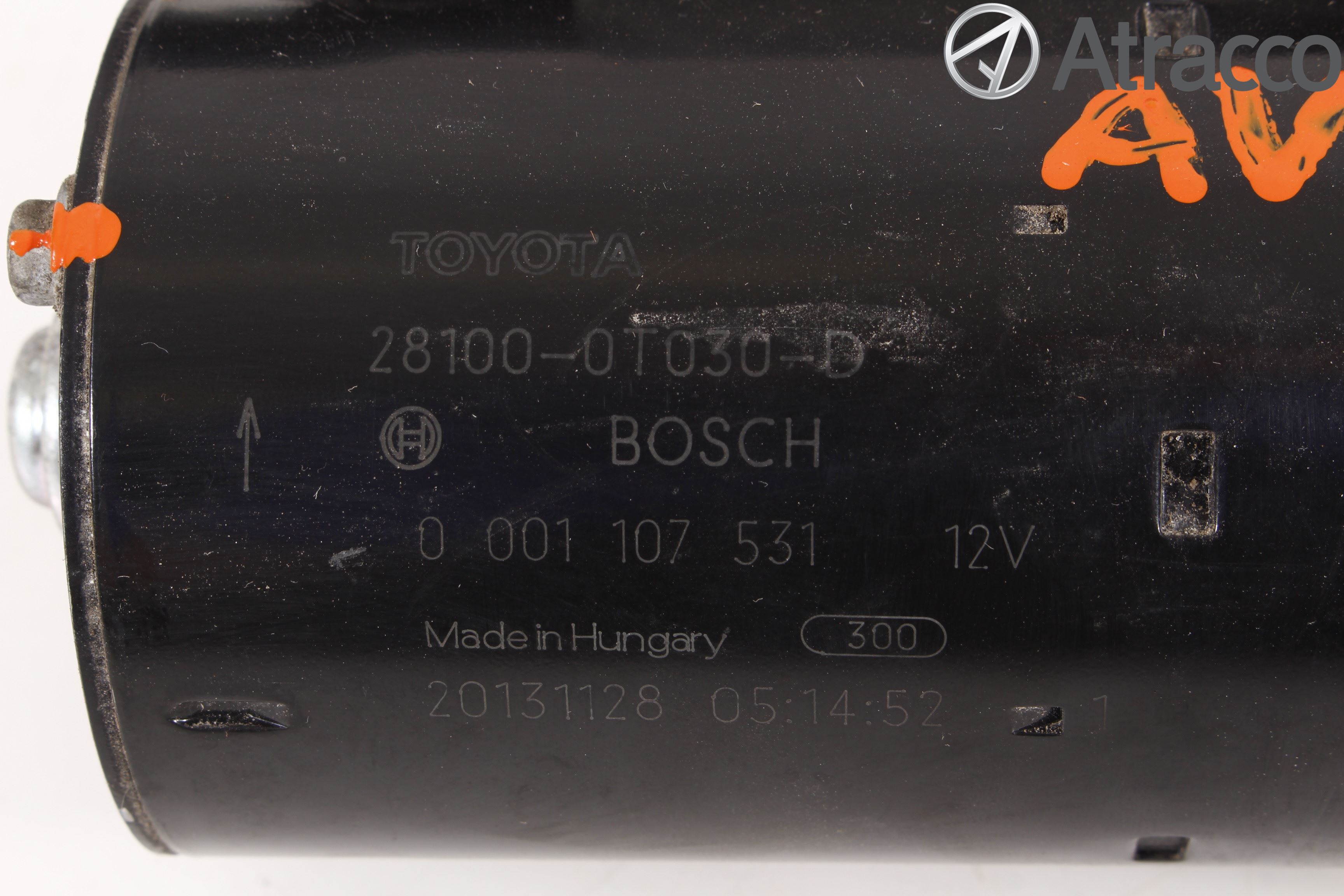 Toyota AURIS 13-19 Startmotor