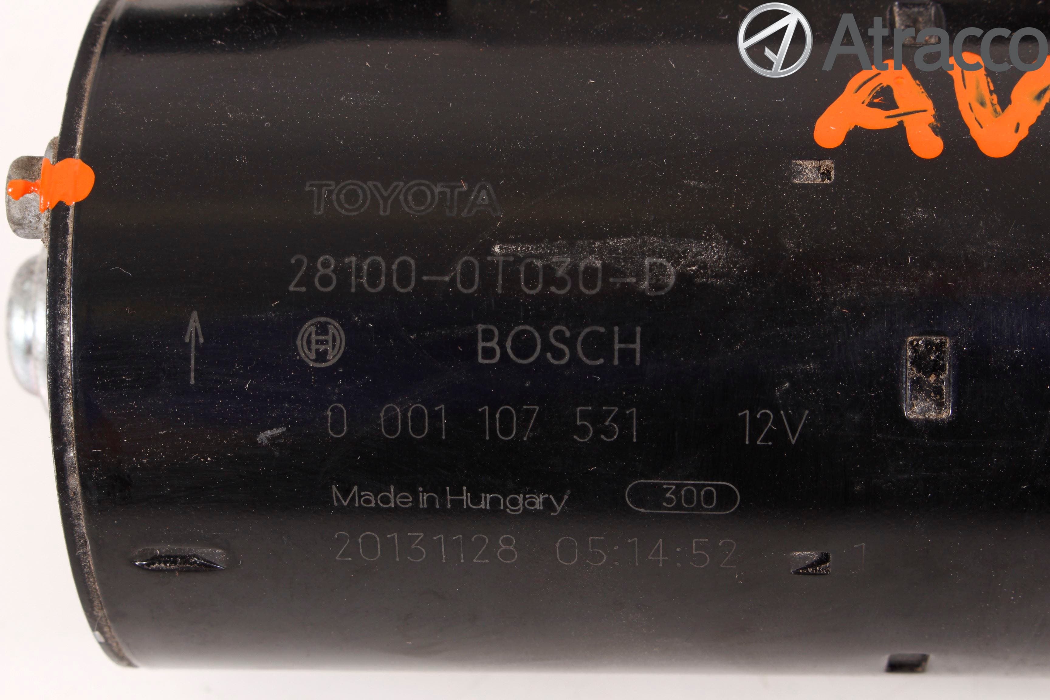 Toyota AURIS 13-19 Startmotor