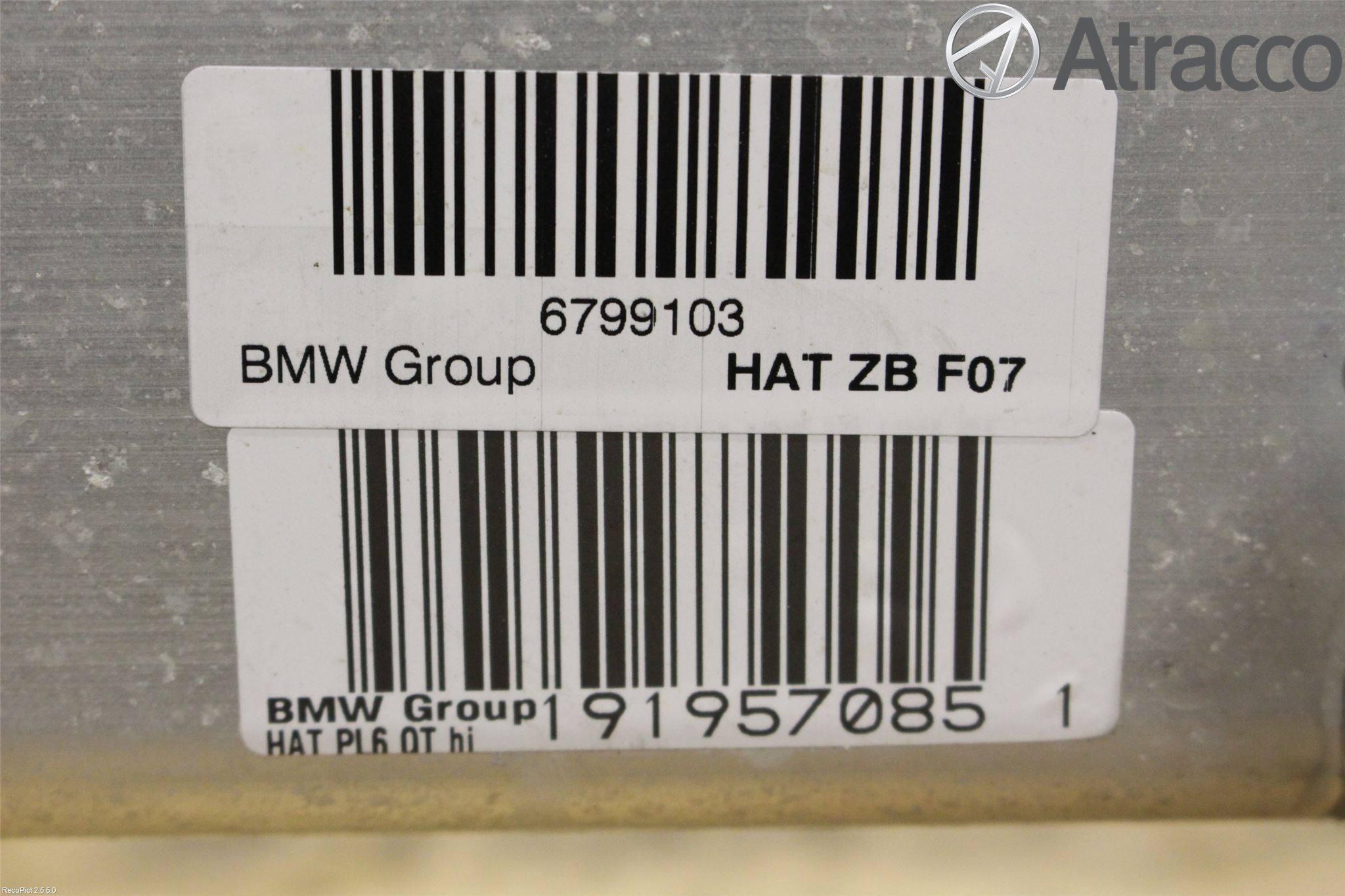BMW 5 F10/F11/F18 09-17 Bakaxelbalk