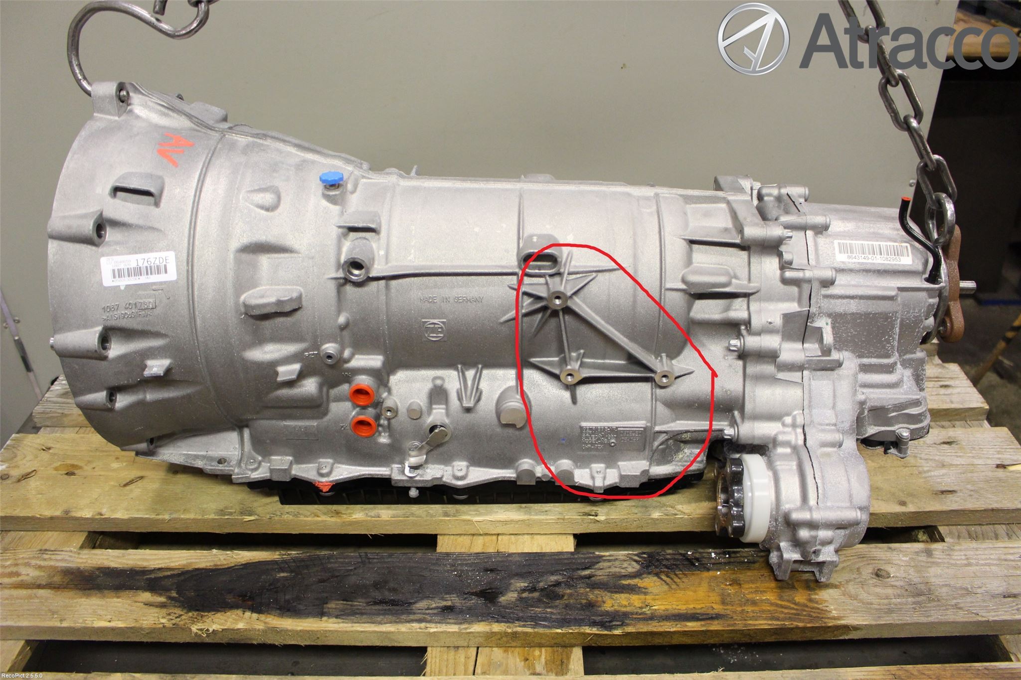 BMW 5 F10/F11/F18 09-17 Växellådsfäste