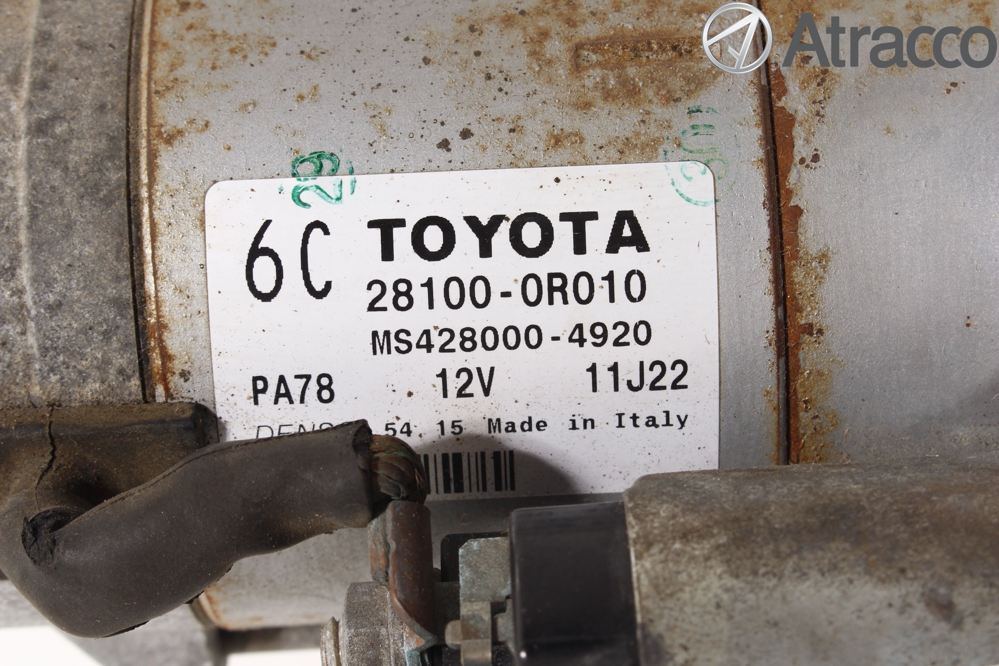 Toyota AVENSIS 07-08 Startmotor Diesel