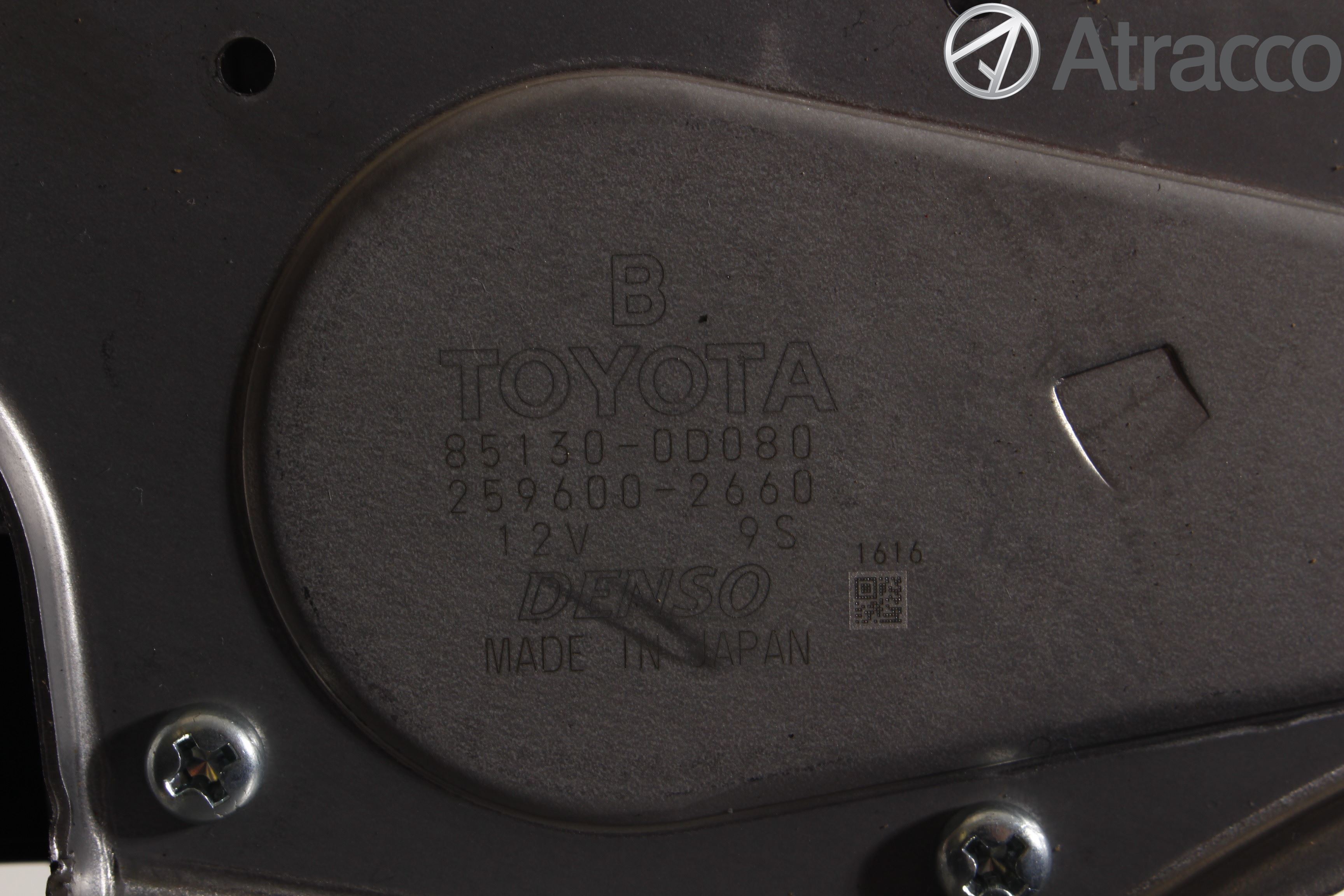 Toyota YARIS XP130 15-20 Torkarmotor Baklucka