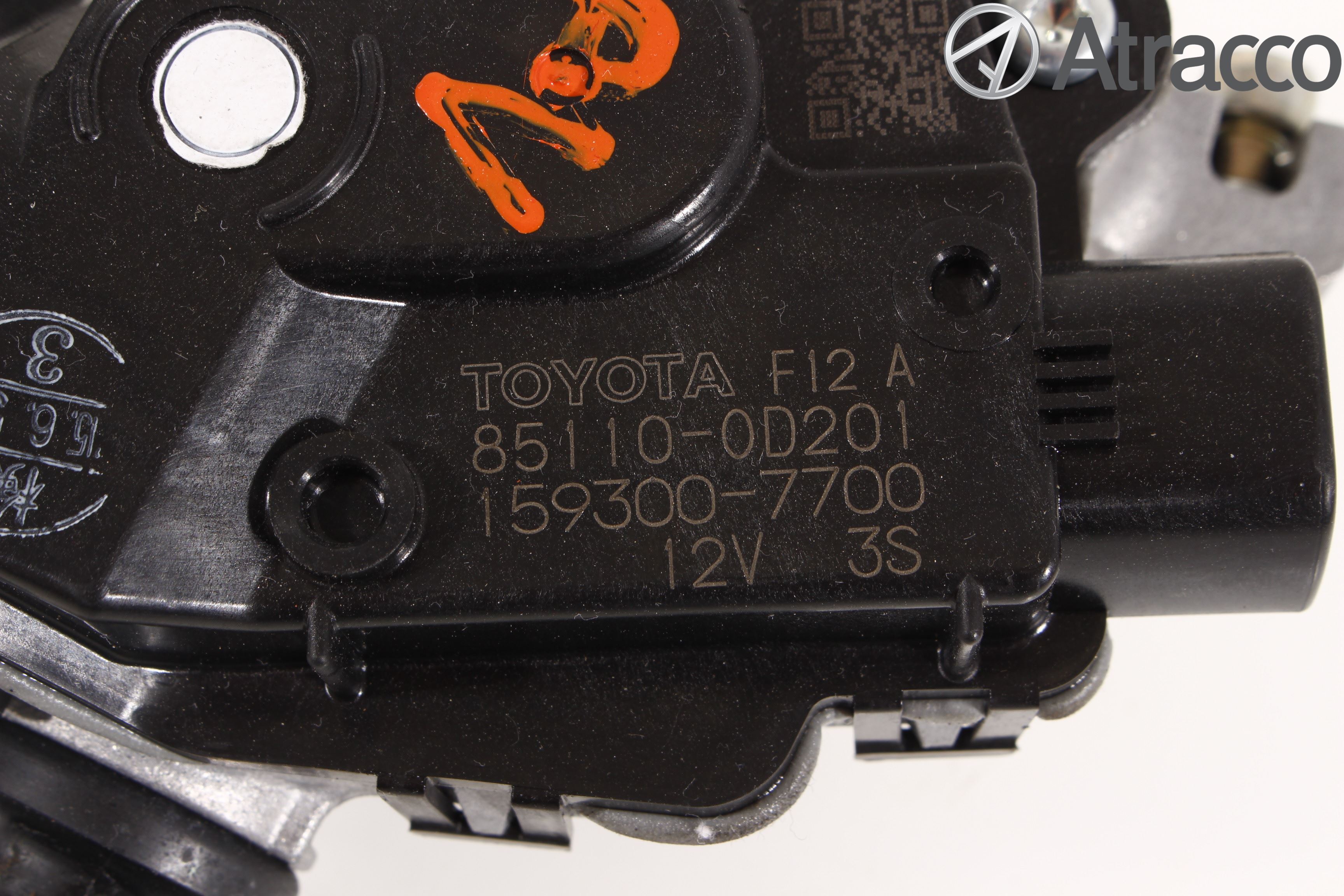 Toyota YARIS XP130 15-20 Torkarmotor Vindruta