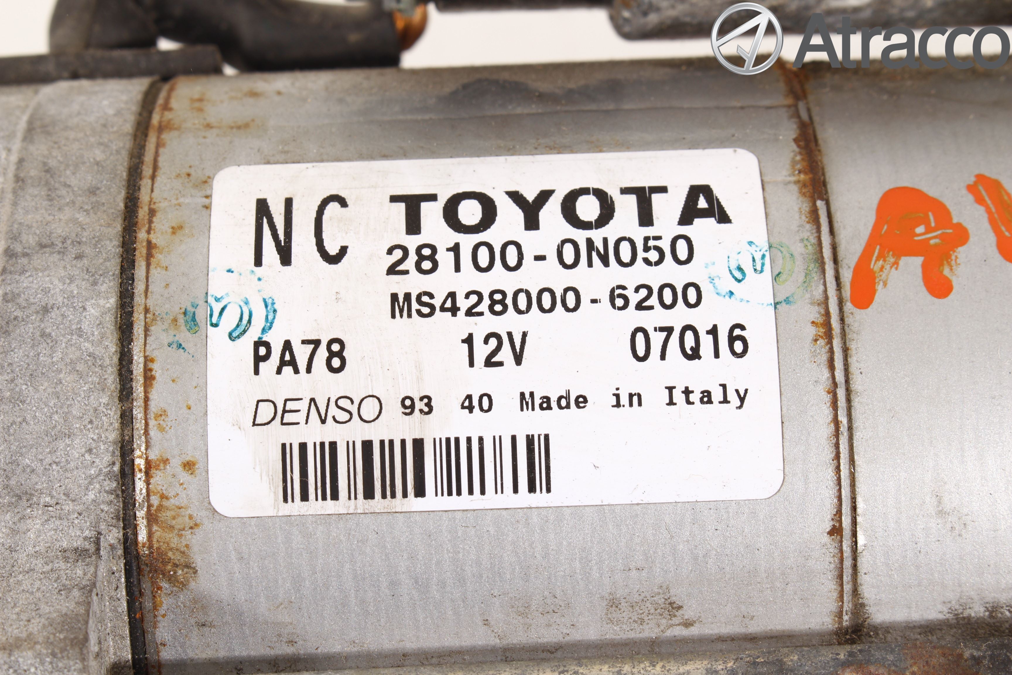Toyota YARIS XP130 12-14 Startmotor Diesel