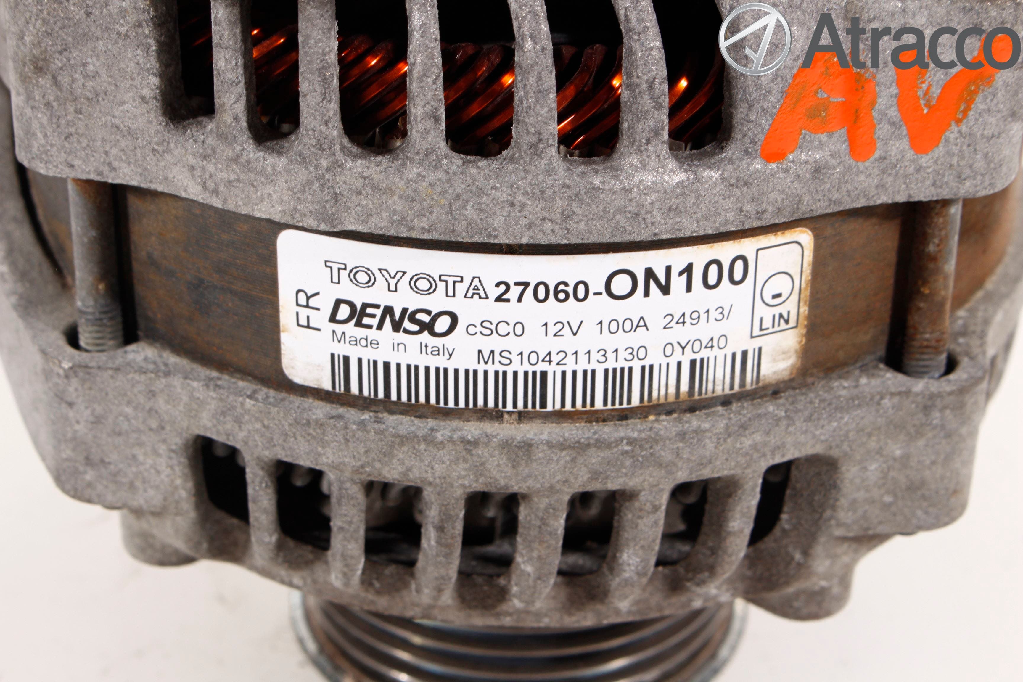 Toyota YARIS XP130 12-14 Generator