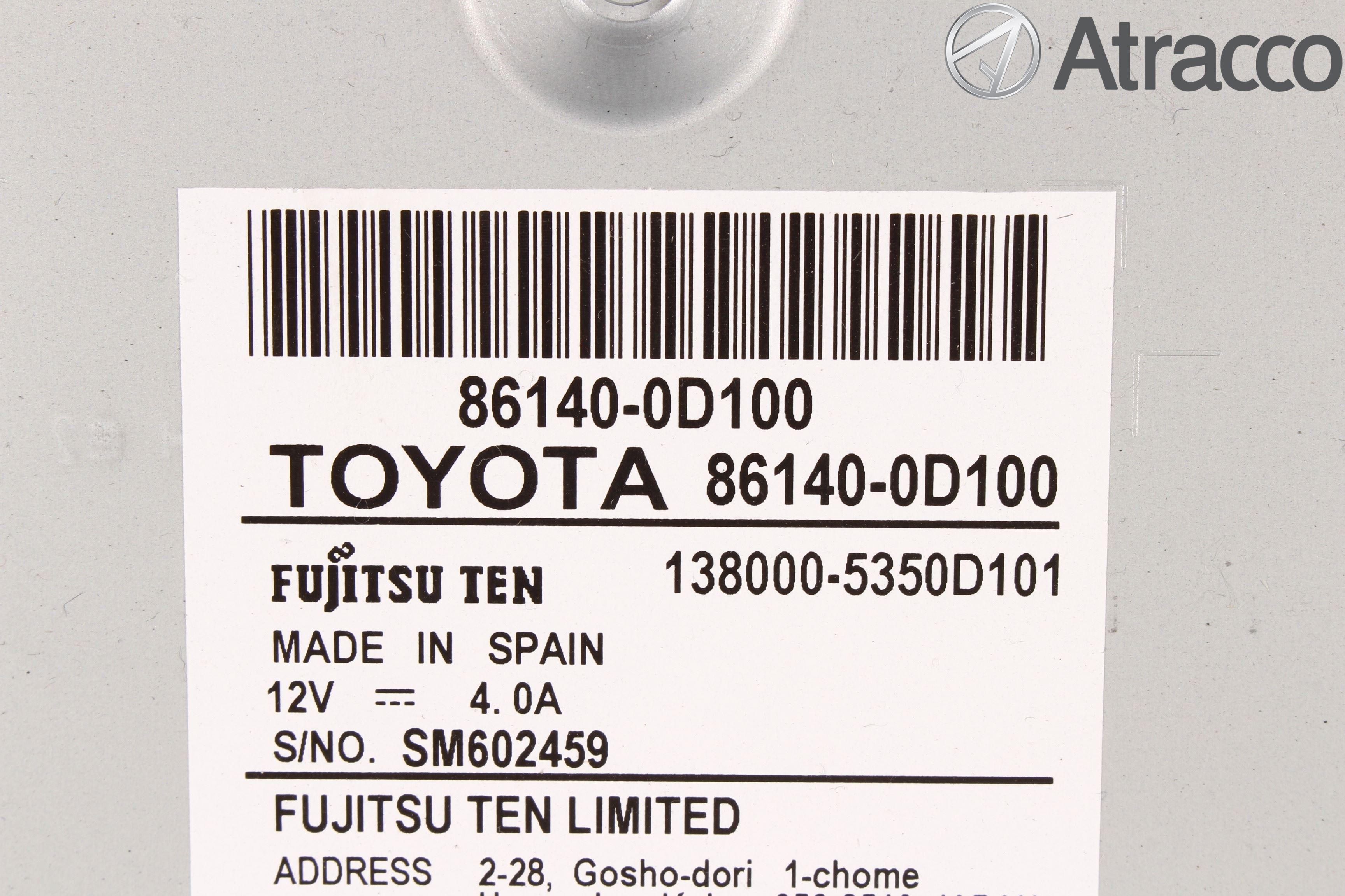 Toyota YARIS XP130 15-20 Cd Radio - Multimediapanel