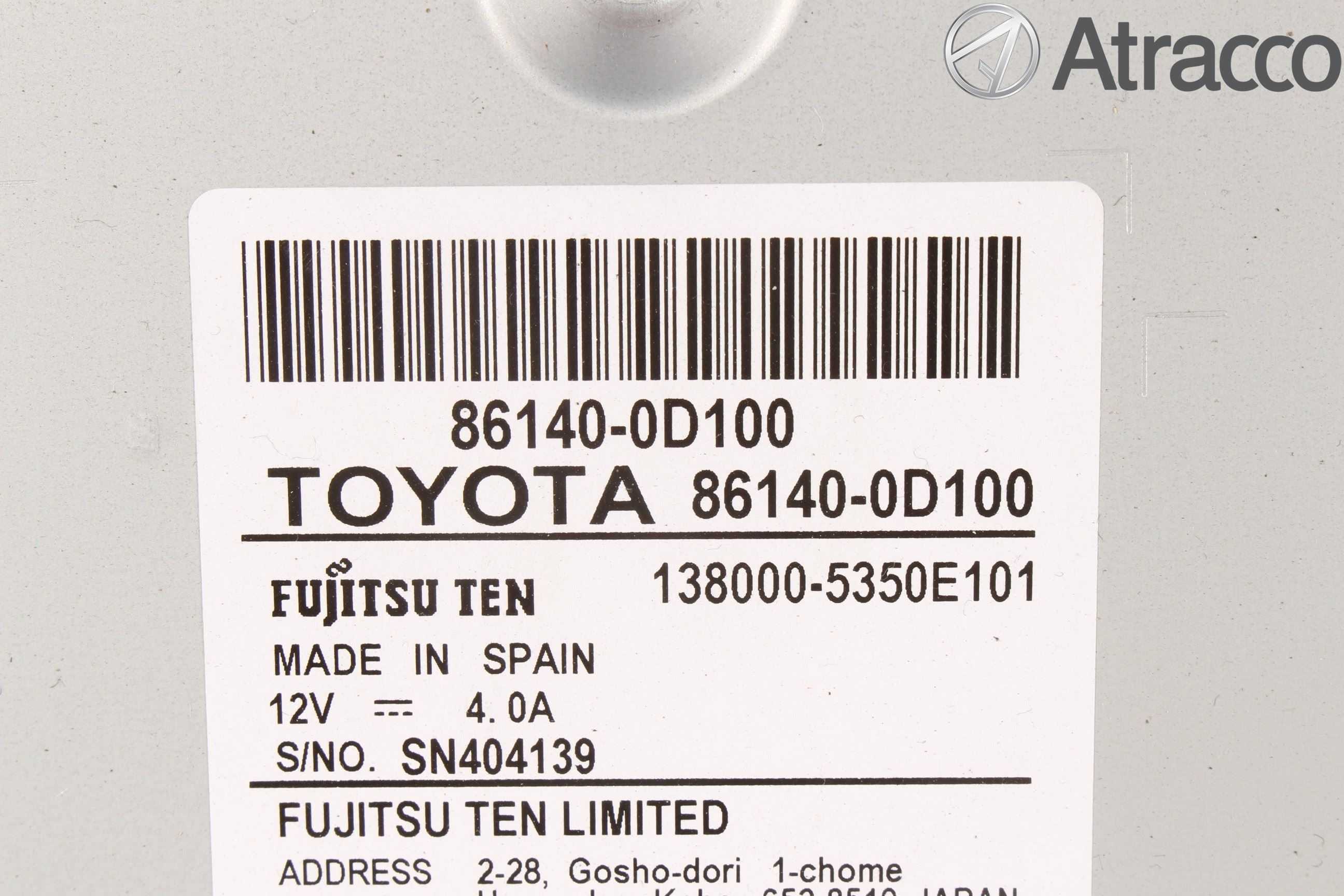 Toyota YARIS XP130 15-20 Cd Radio - Multimediapanel