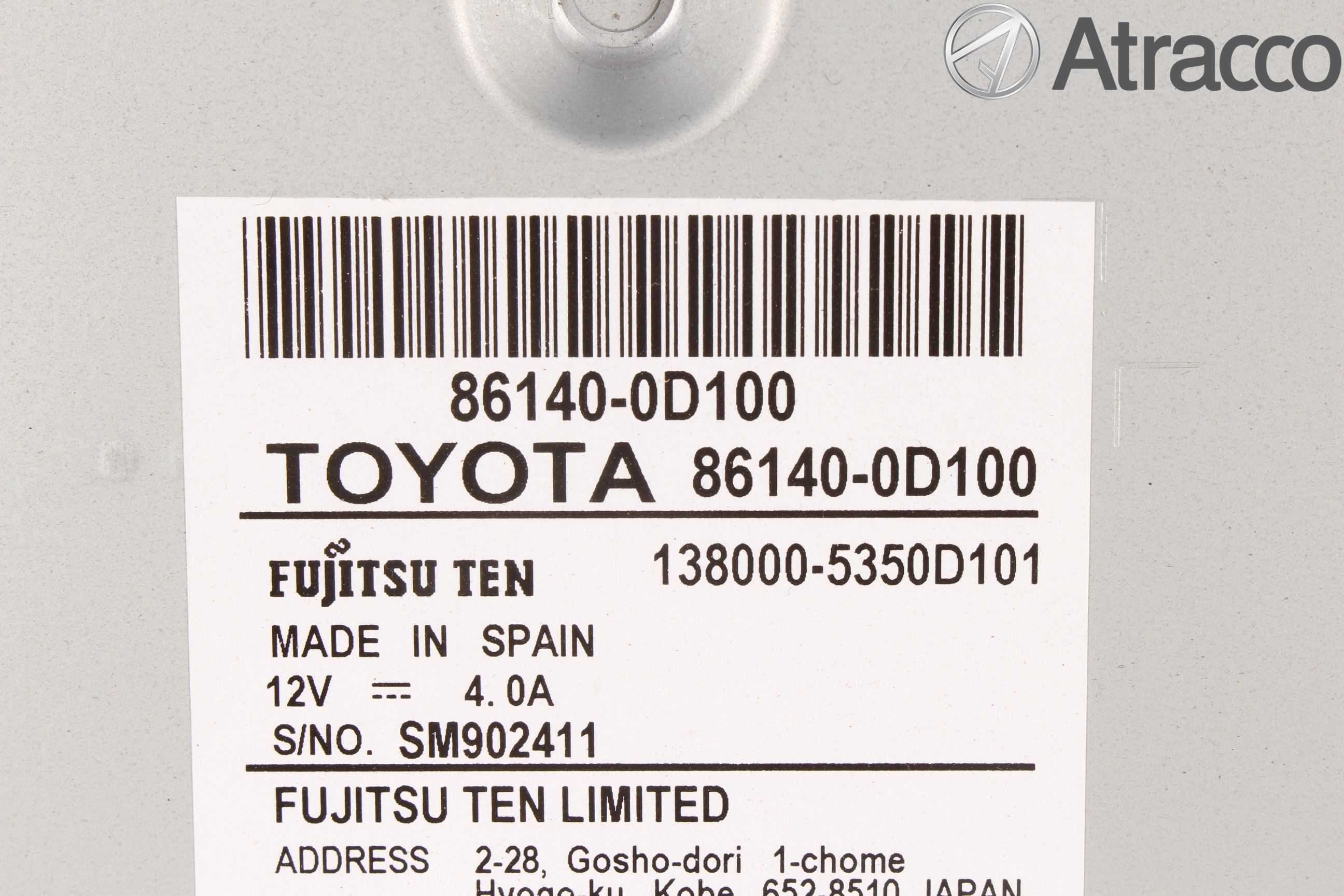 Toyota YARIS XP130 15-20 Cd Radio - Multimediapanel