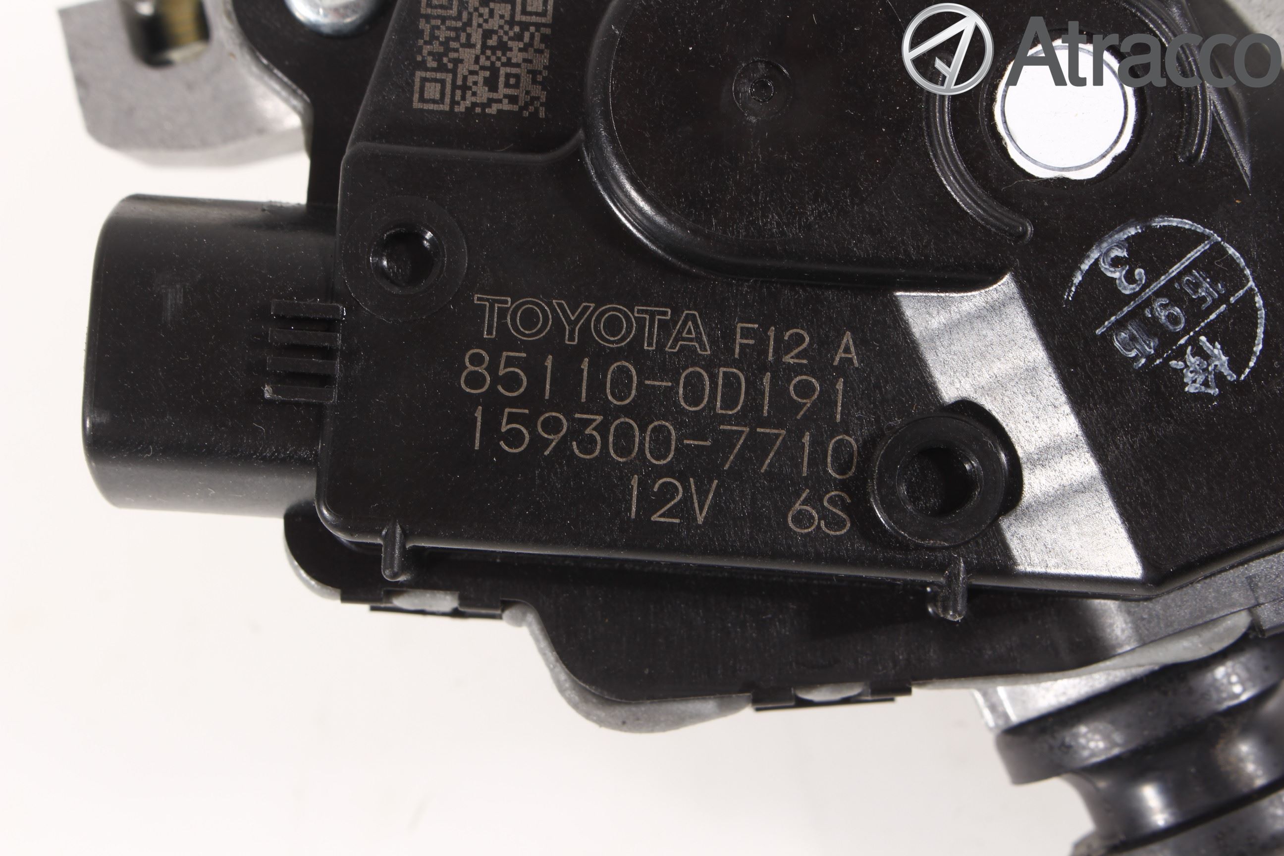 Toyota YARIS XP130 15-20 Torkarmotor Vindruta