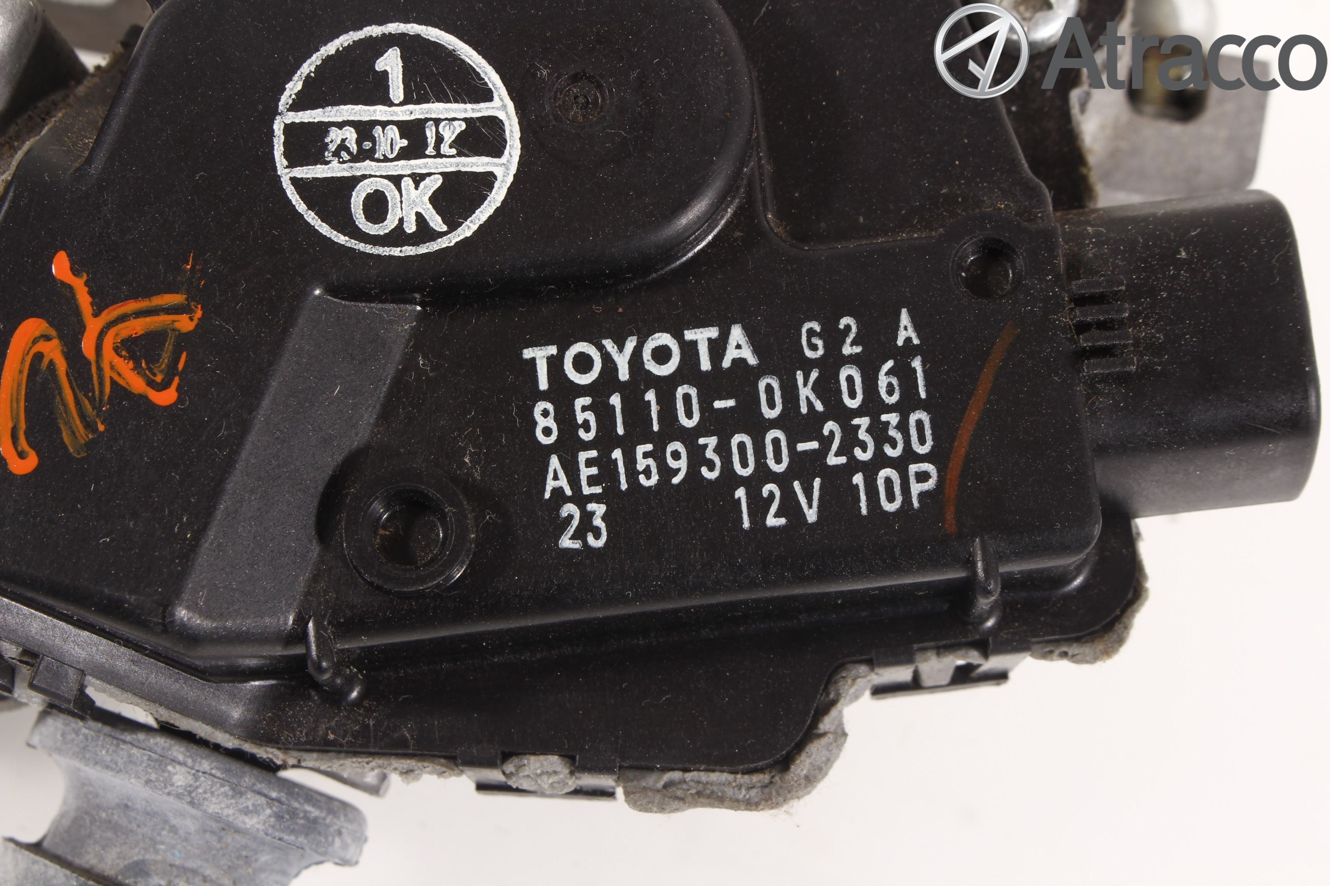 Toyota HILUX 05-16 Torkarmotor Vindruta
