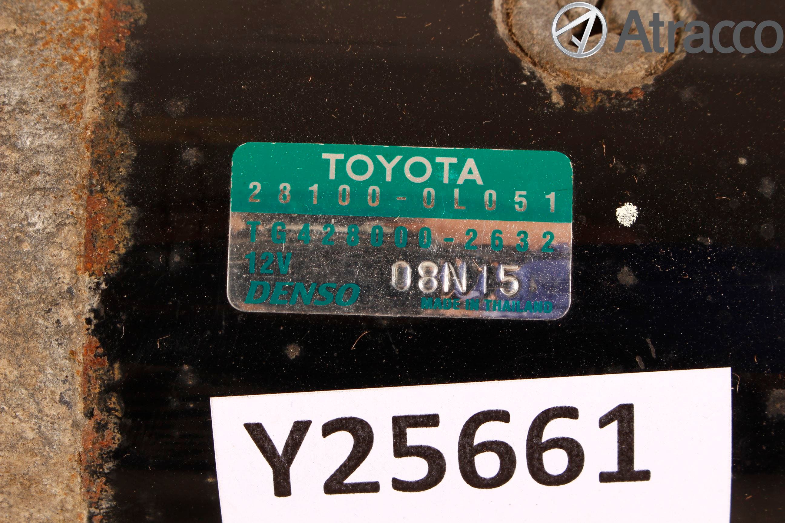 Toyota HILUX 05-16 Startmotor Diesel