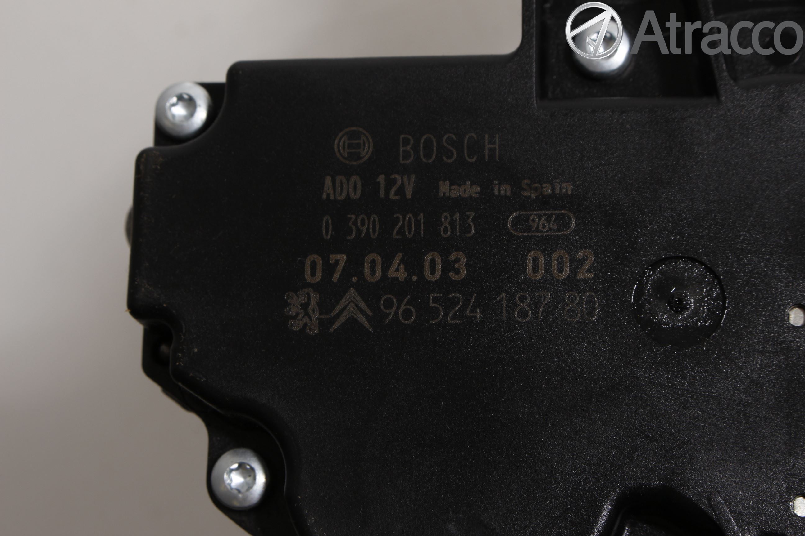 Peugeot 207 Torkarmotor Baklucka