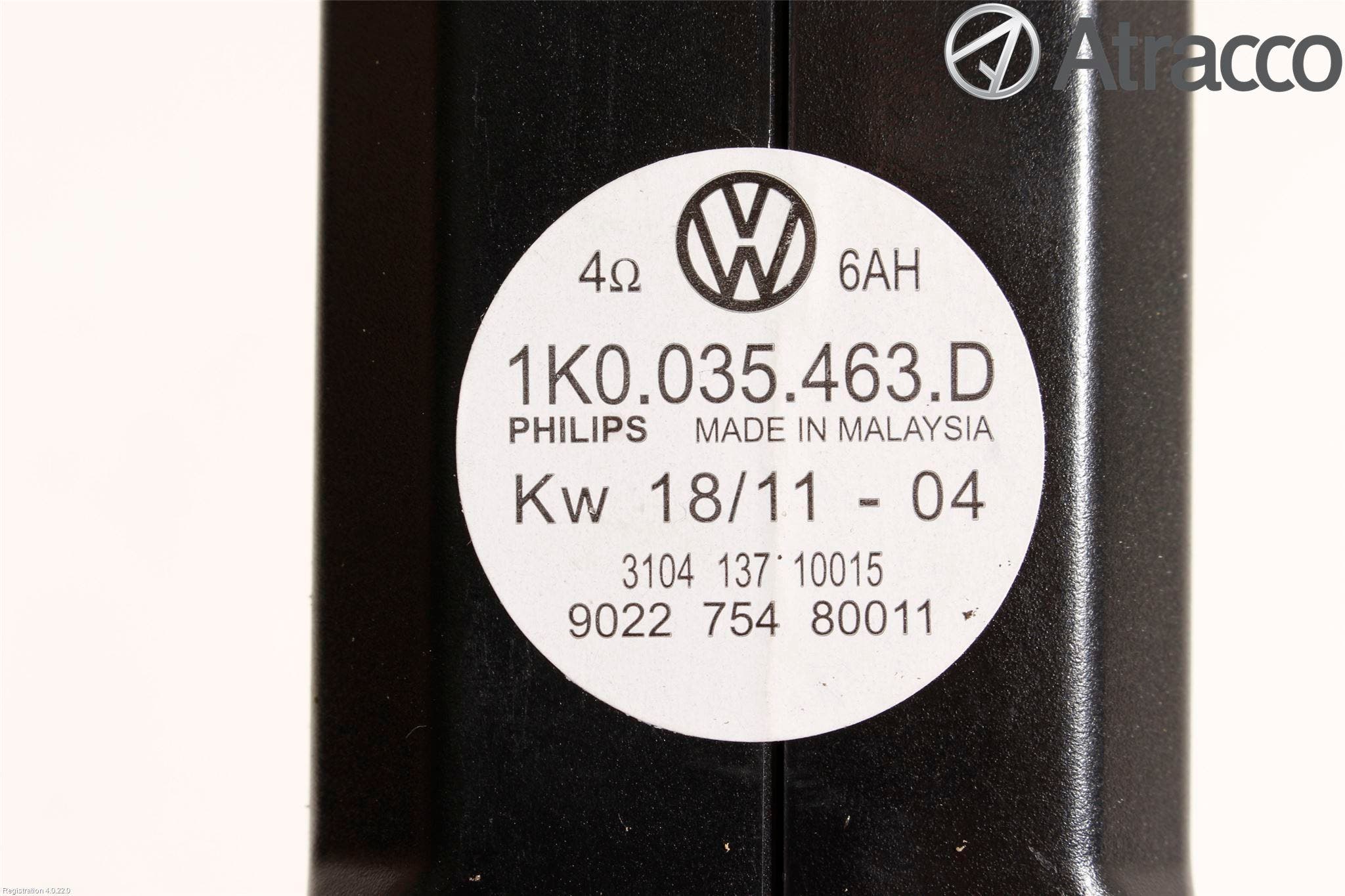 Volkswagen VW GOLF PLUS/CROSS GOLF 04-14 Radio-Stereo Förstärkare