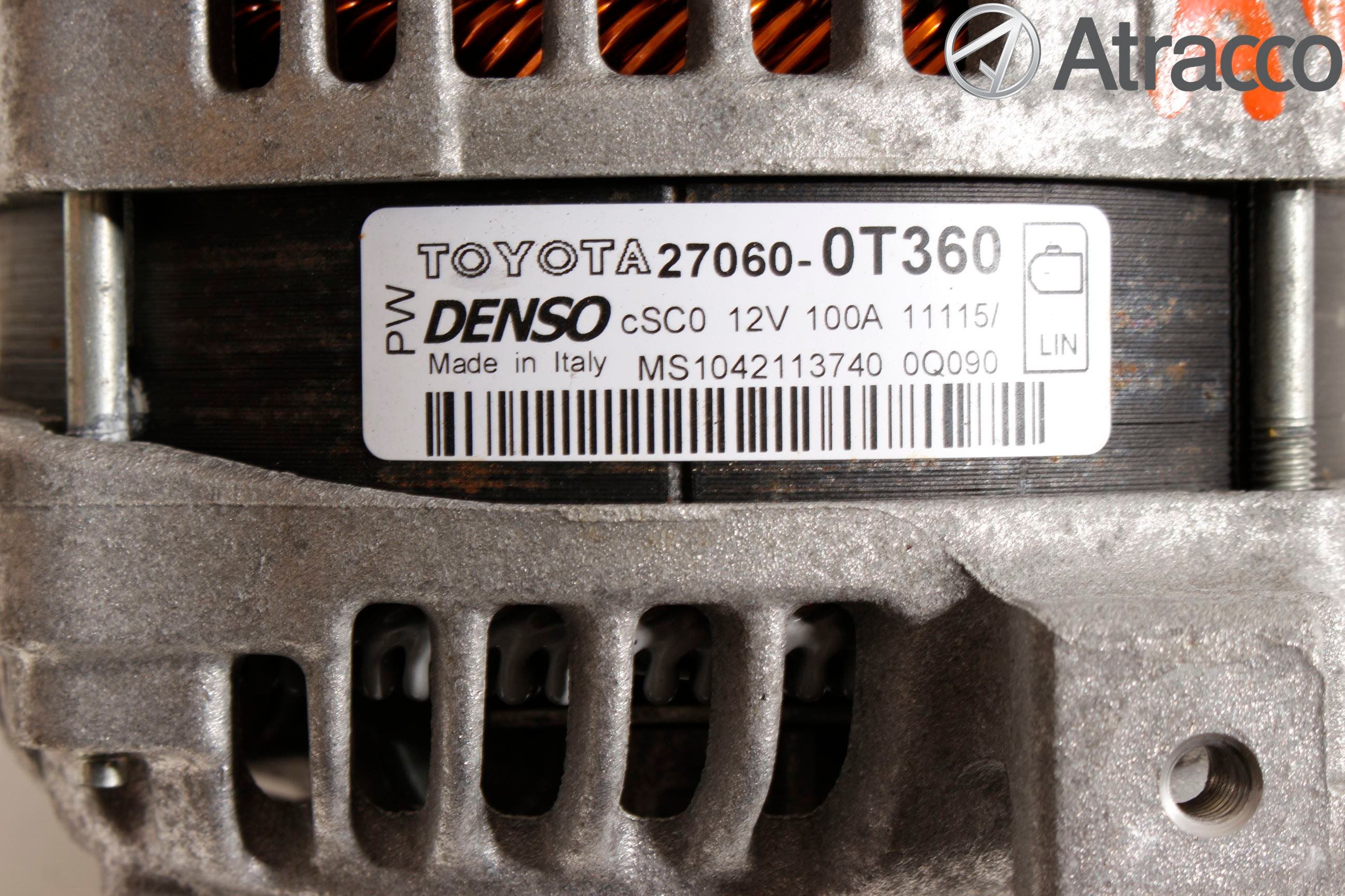 Toyota AVENSIS 16-18 Generator
