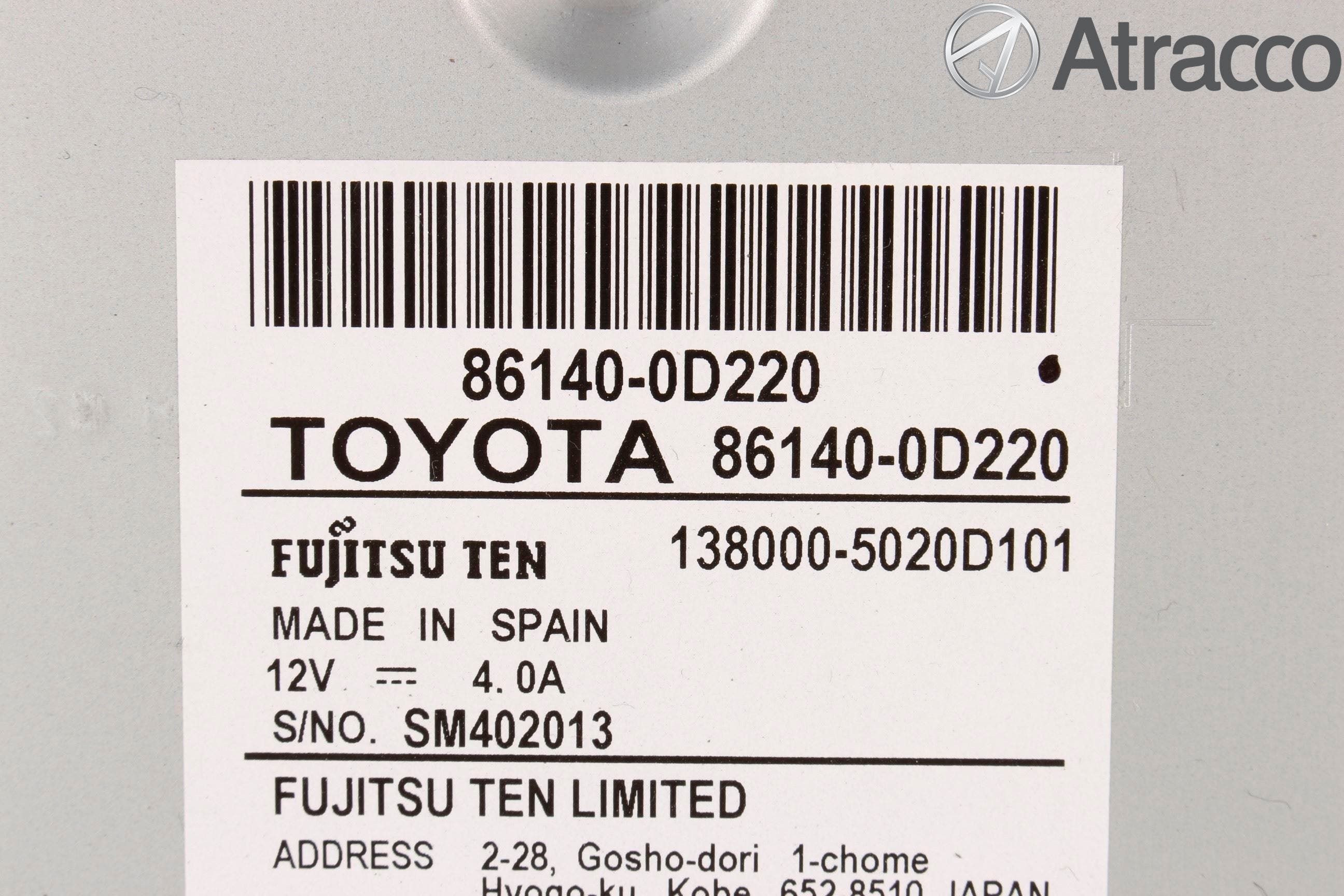 Toyota YARIS XP130 15-20 Cd Radio - Multimediapanel