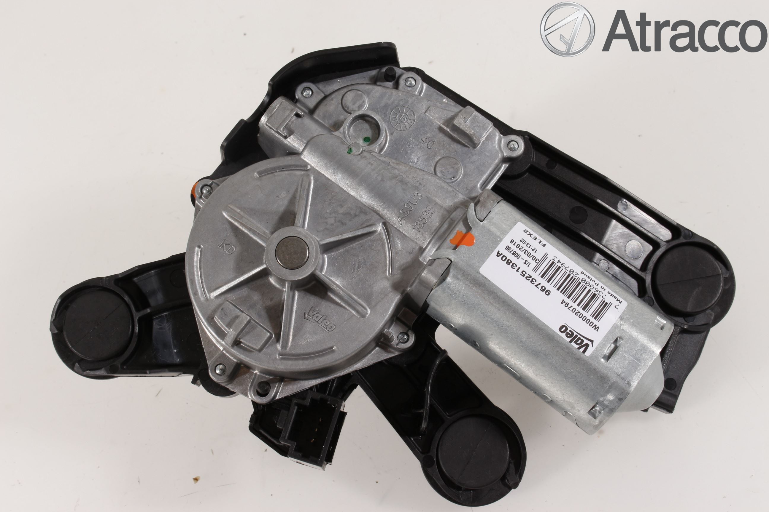 Peugeot PEUGOT 208 16-19 Torkarmotor Baklucka