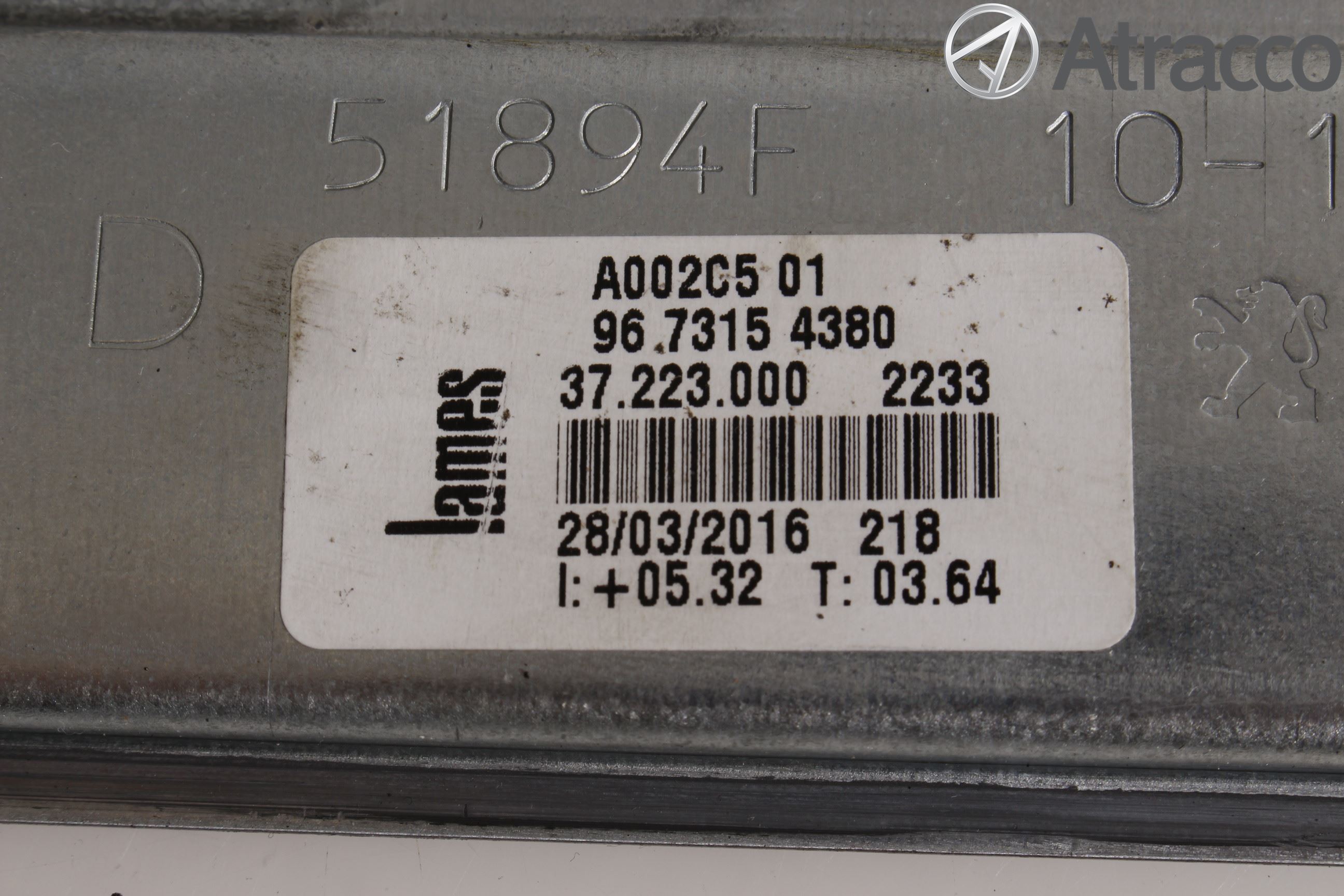 Peugeot PEUGOT 208 16-19 Fönsterhiss El Kompl