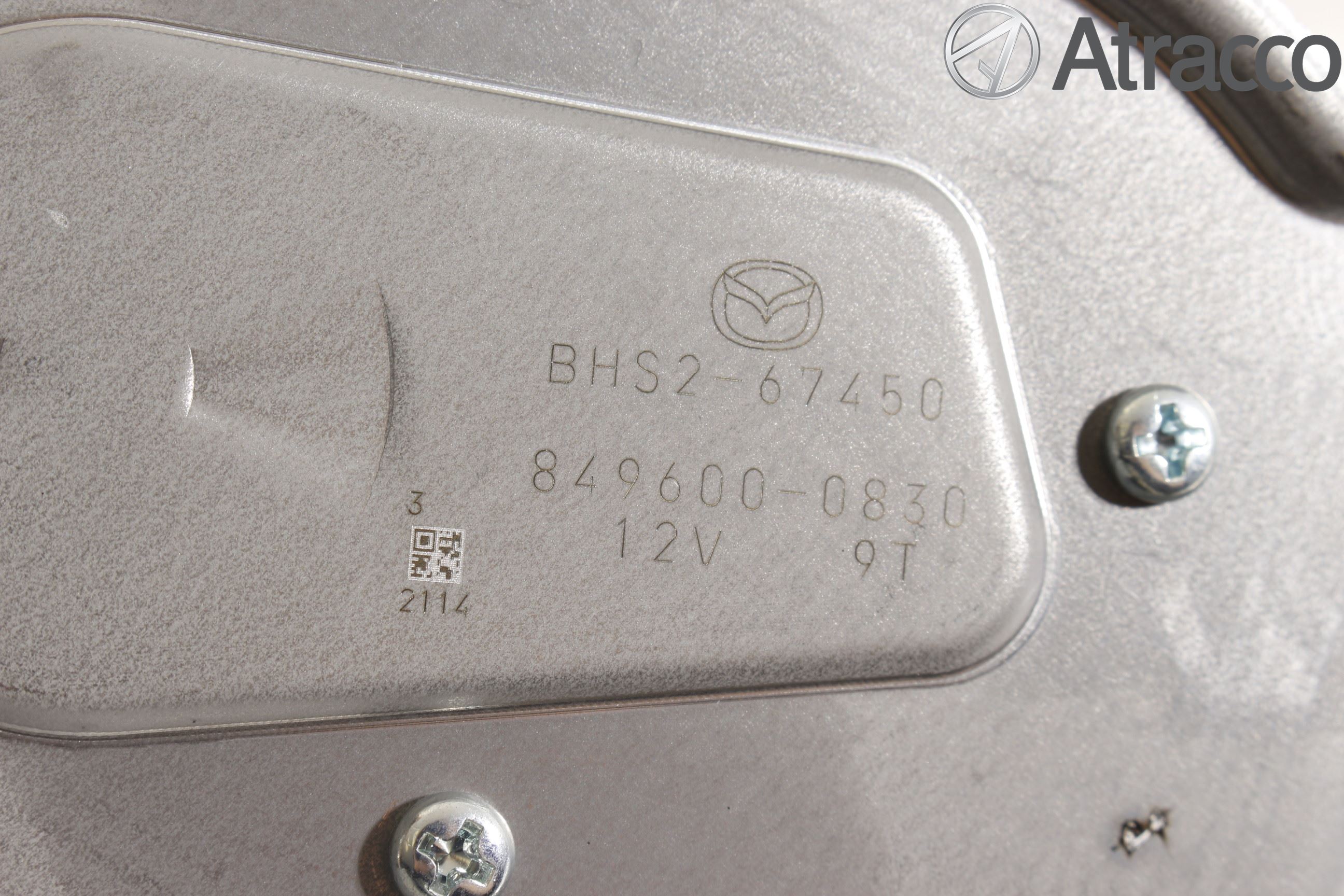 Mazda 3 III 14-19 Torkarmotor Baklucka