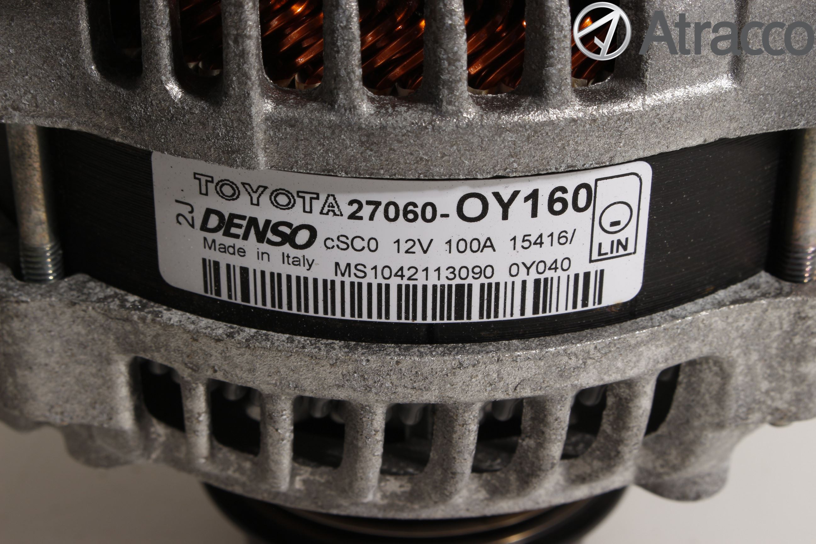 Toyota YARIS XP130 15-20 Generator