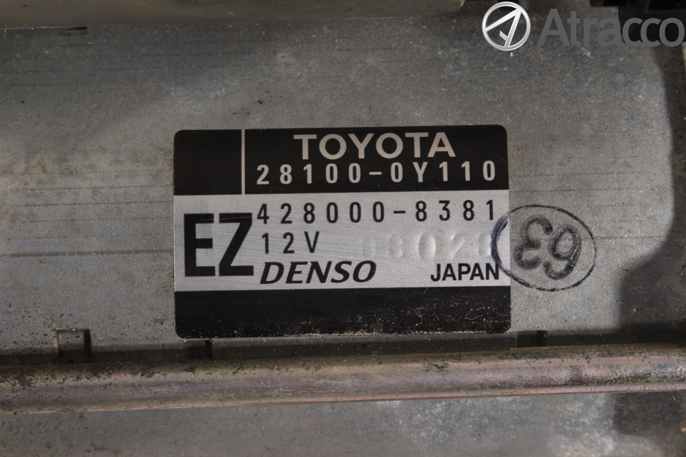 Toyota YARIS XP130 12-14 Startmotor