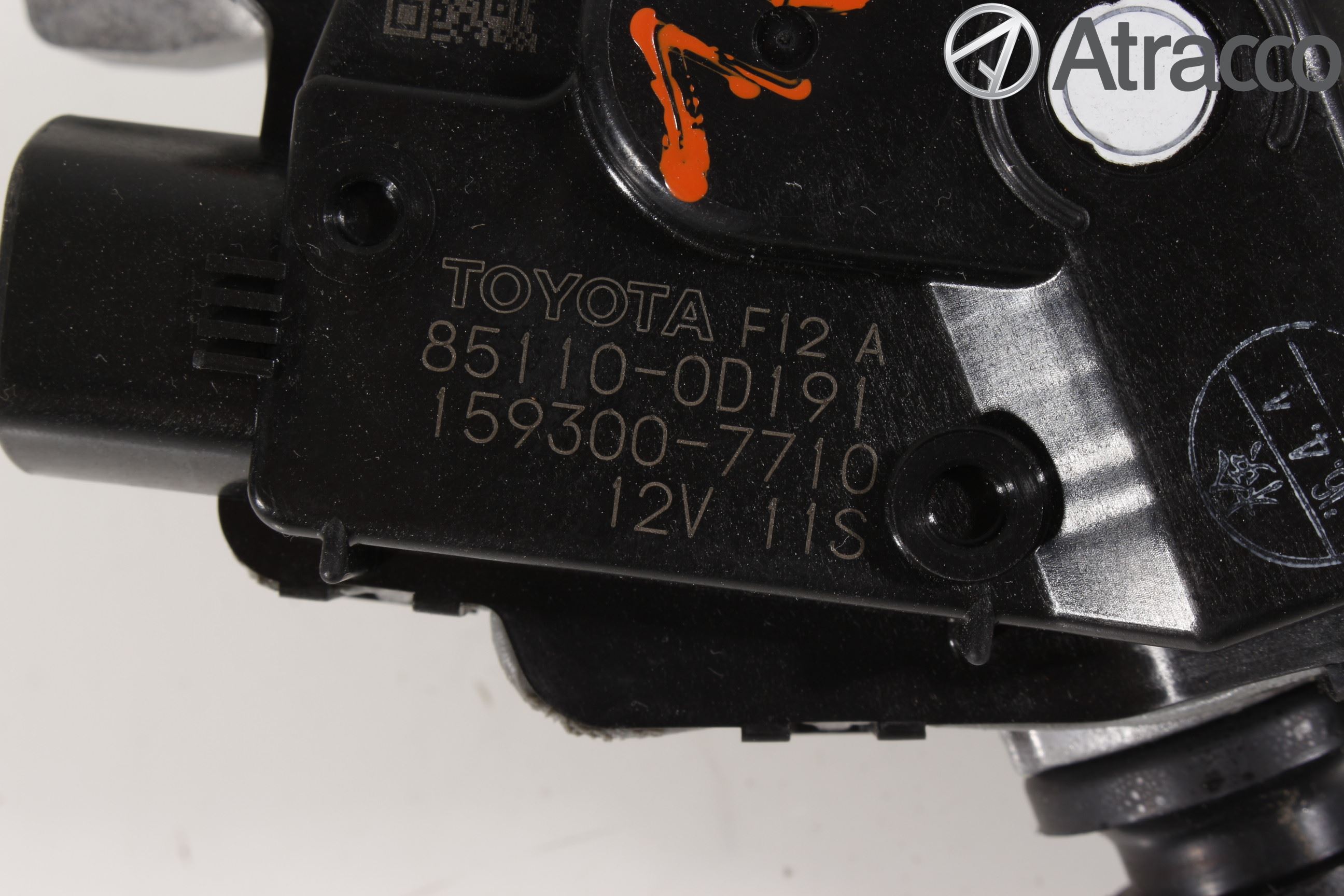 Toyota YARIS XP130 15-20 Torkarmotor Vindruta