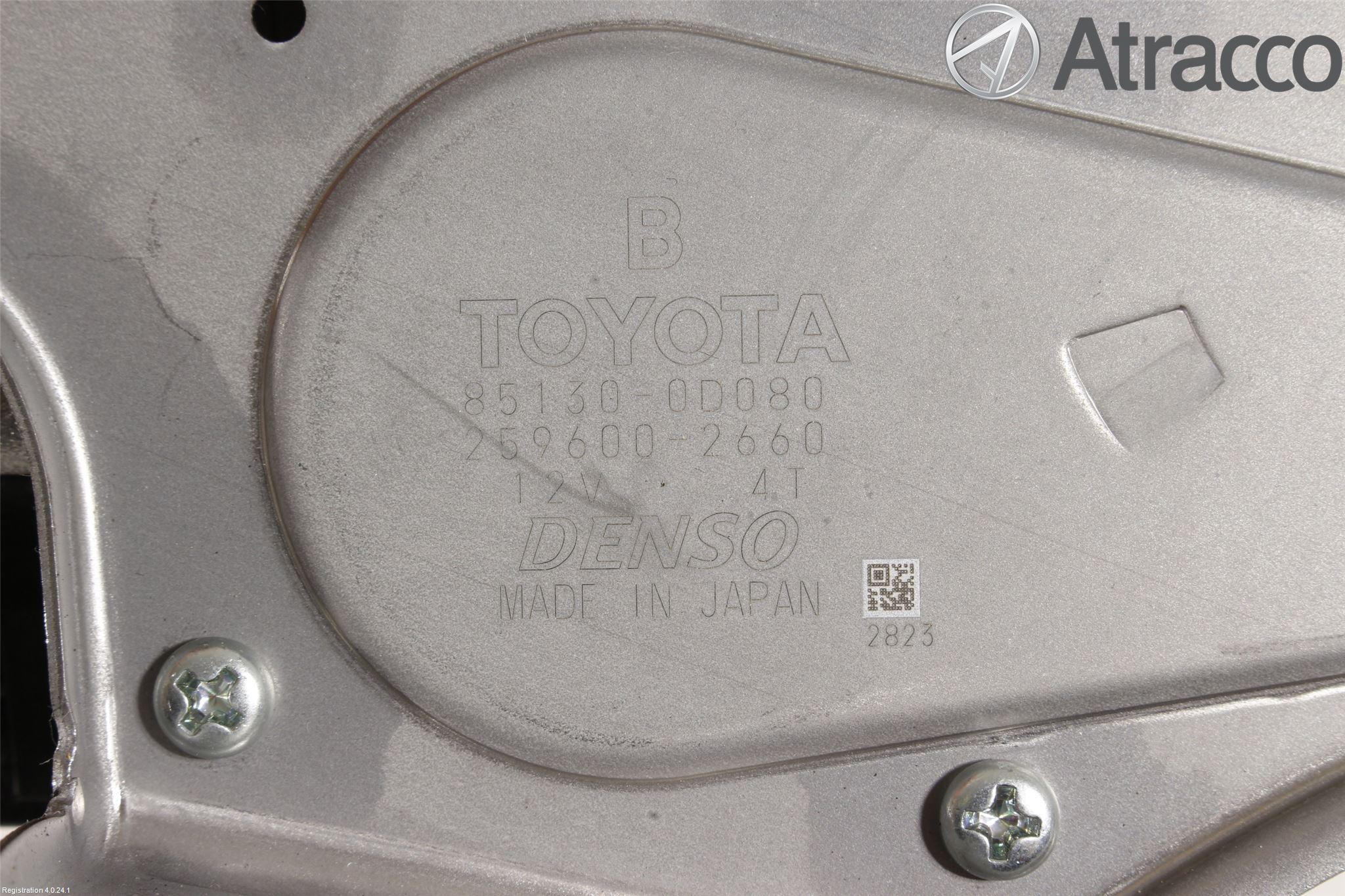 Toyota YARIS XP130 15-20 Torkarmotor Baklucka
