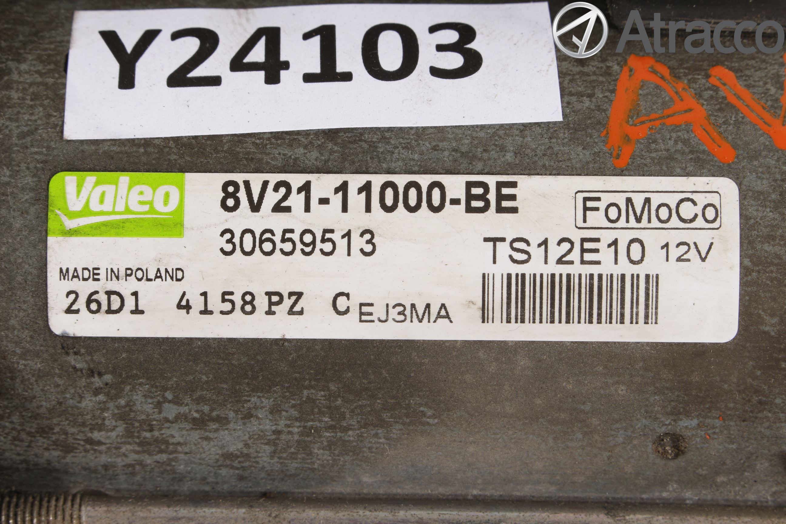 Ford FIESTA 09-12 Startmotor