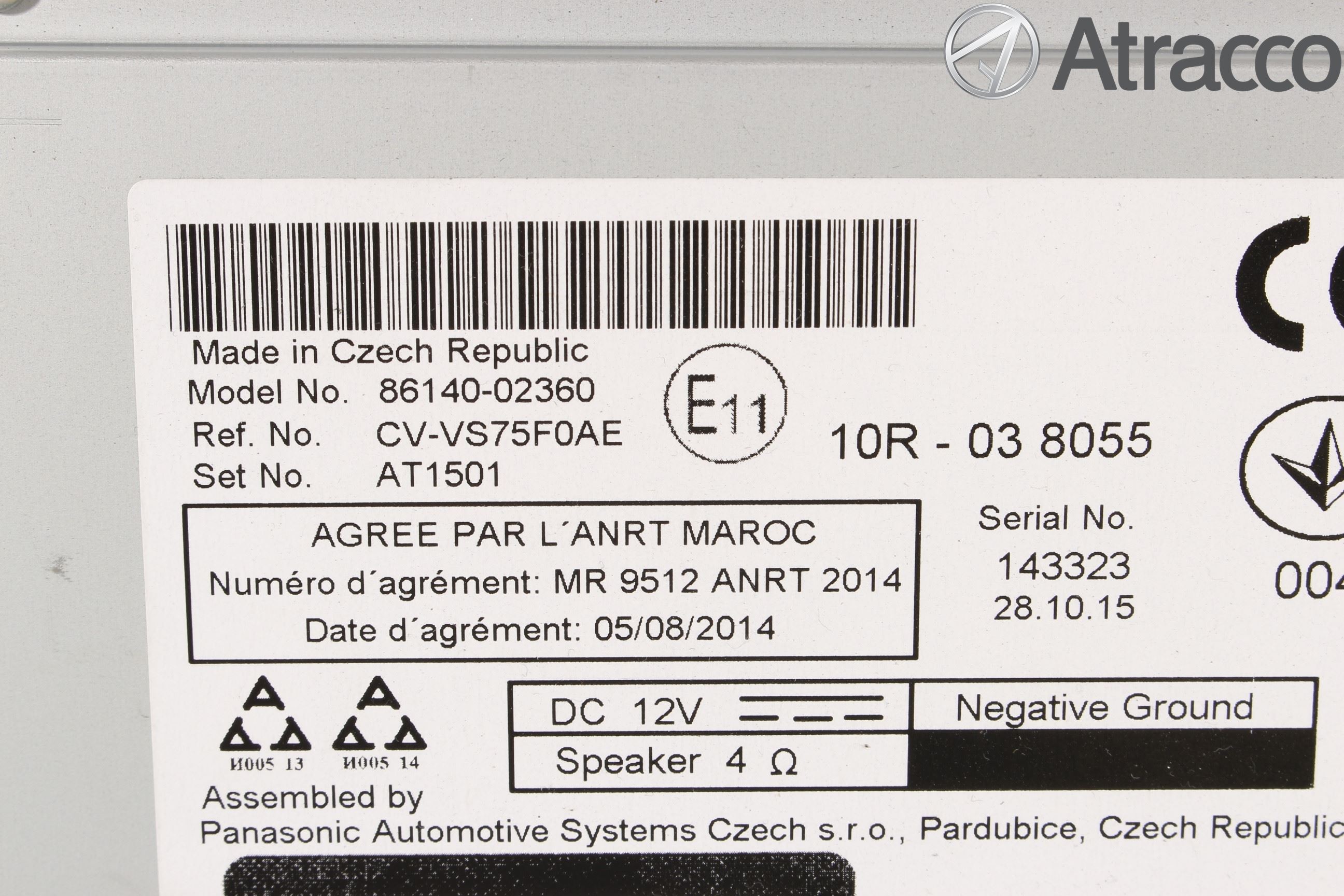 Toyota AURIS 13-19 Cd Radio - Multimediapanel