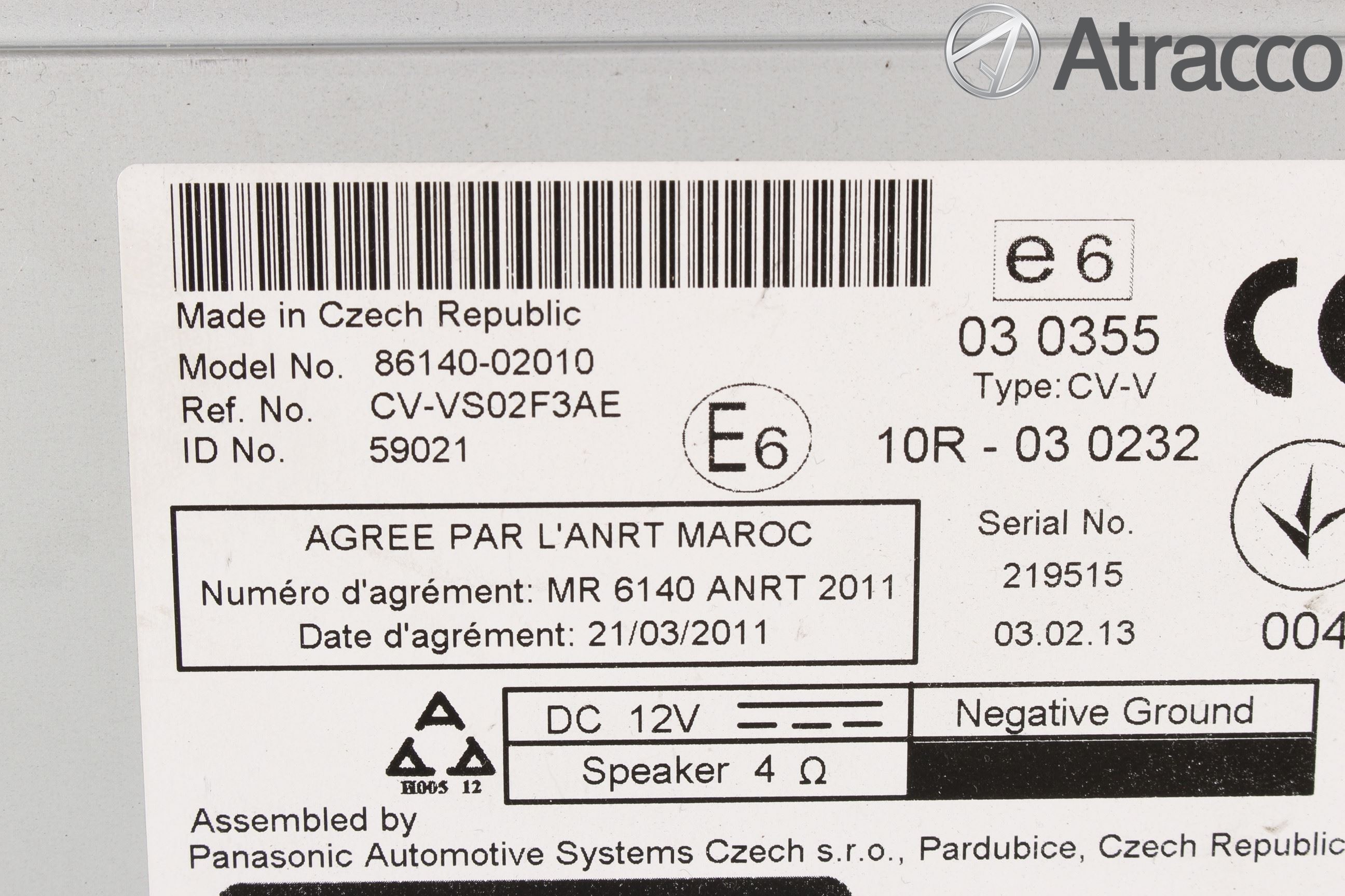Toyota AURIS 13-19 Cd Radio - Multimediapanel