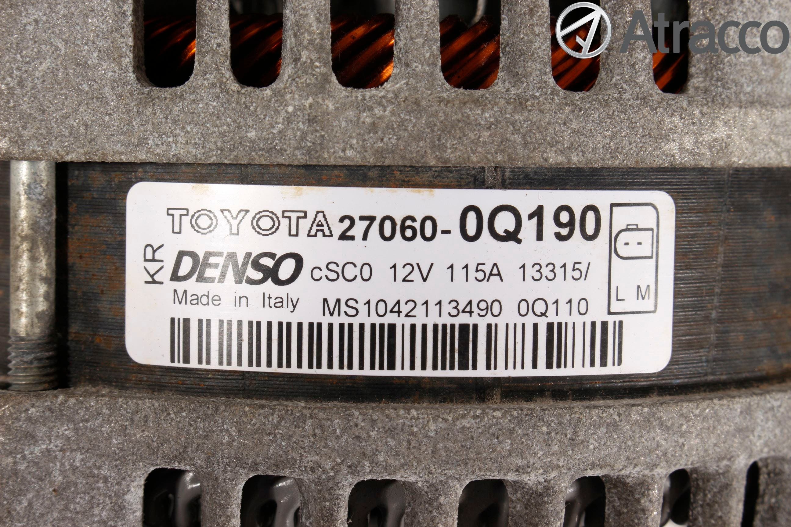 Toyota AYGO 15-21 Generator