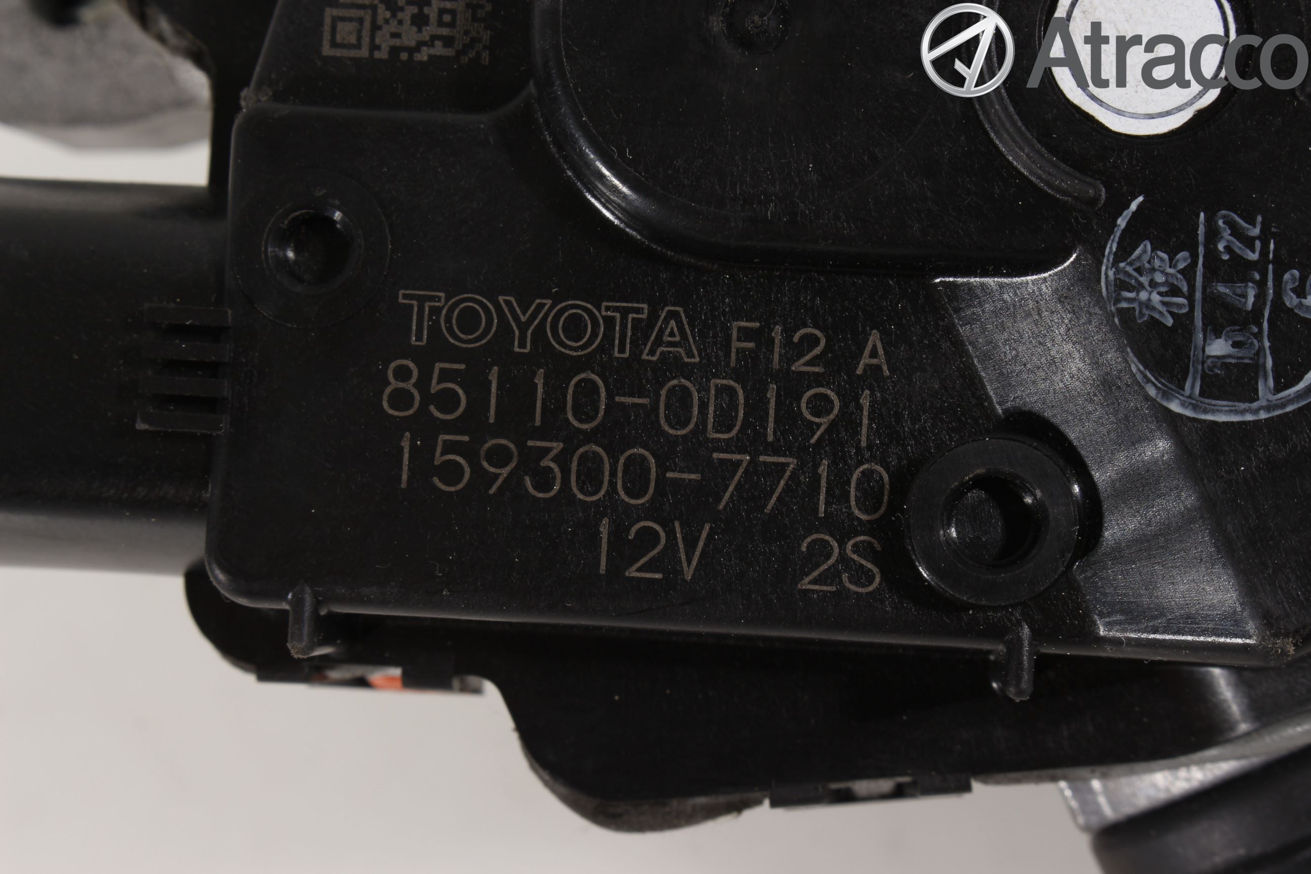 Toyota YARIS XP130 15-20 Torkarmotor Vindruta