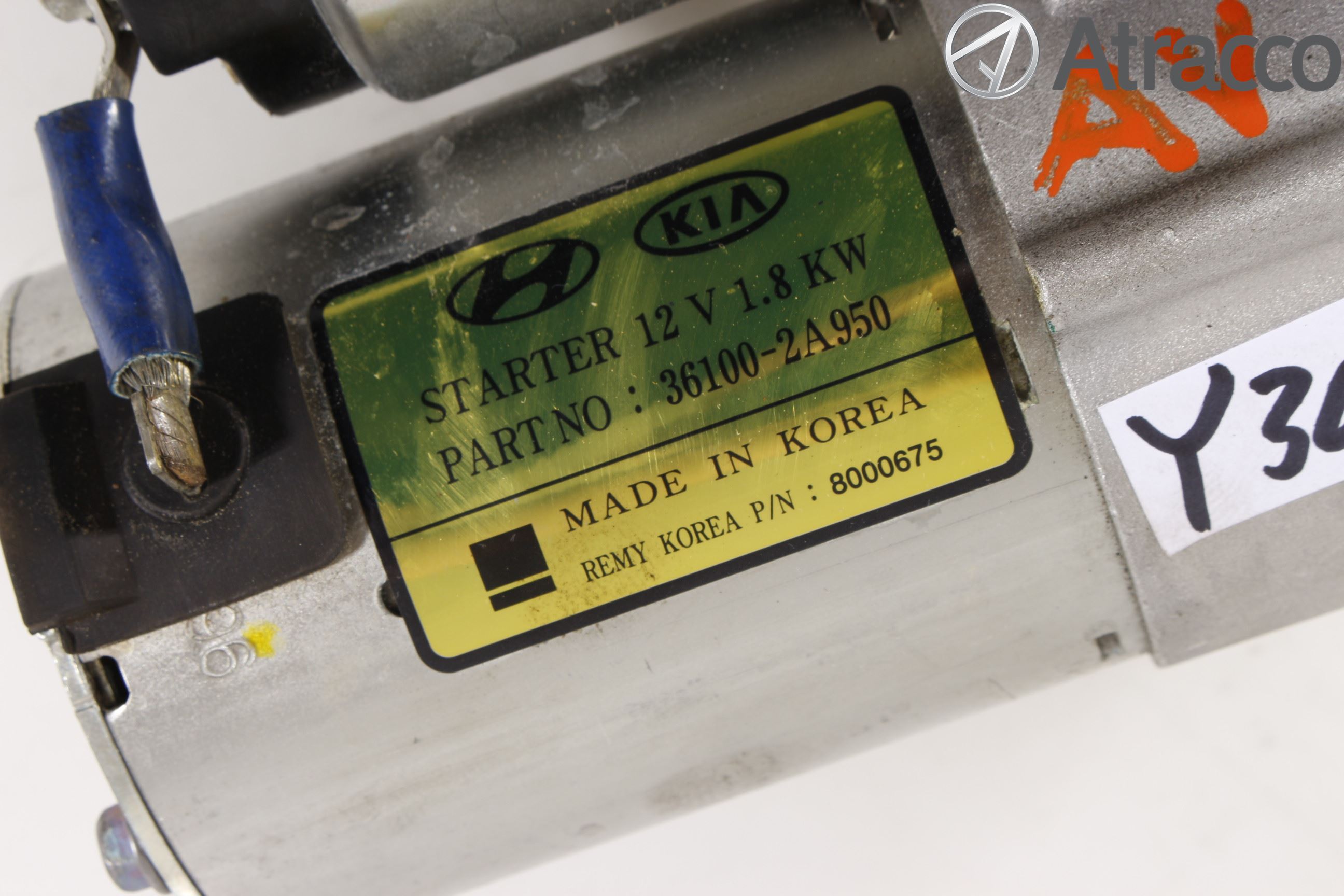 Hyundai TUCSON 05- Startmotor Diesel