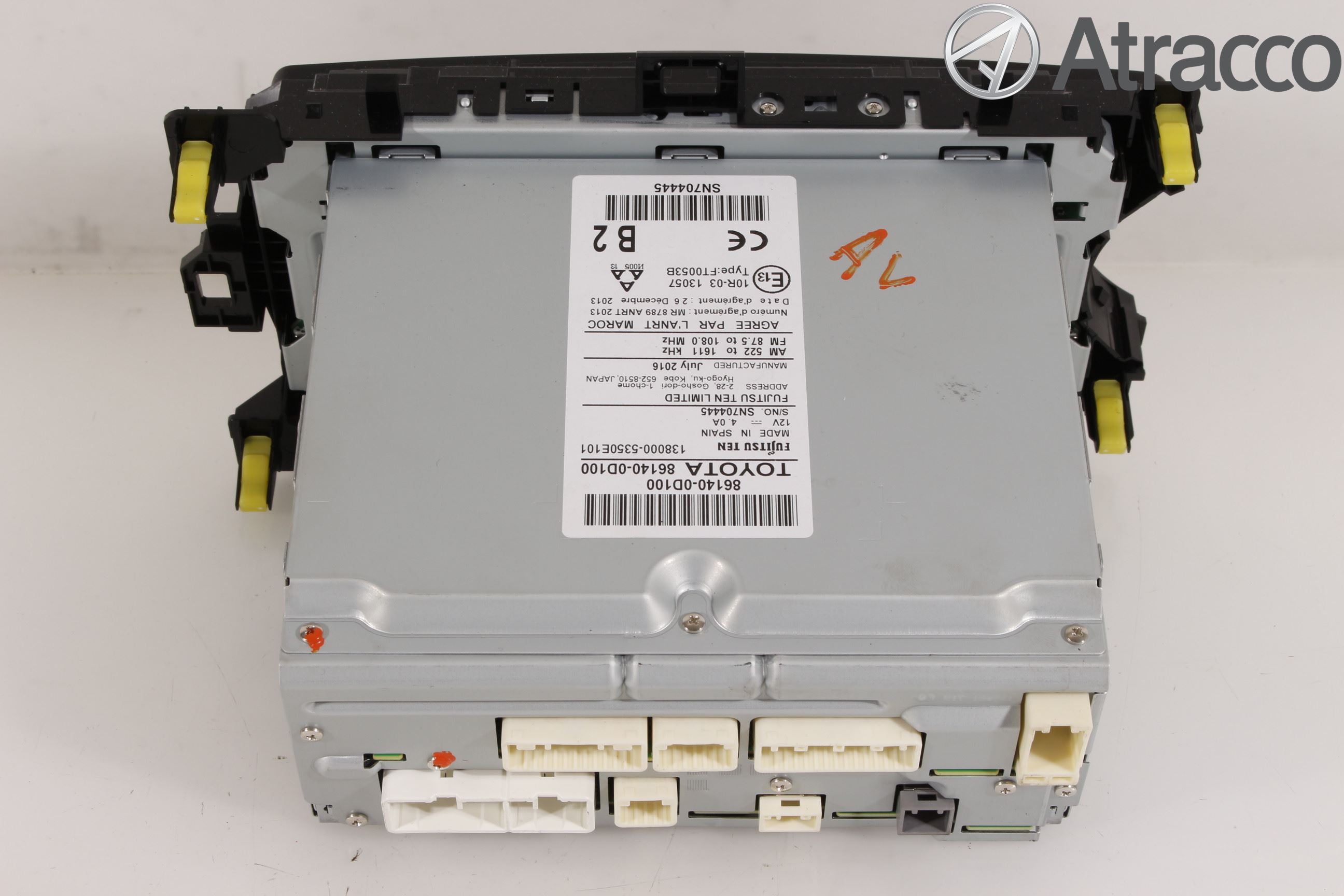 Toyota YARIS XP130 15-20 Cd Radio - Multimediapanel
